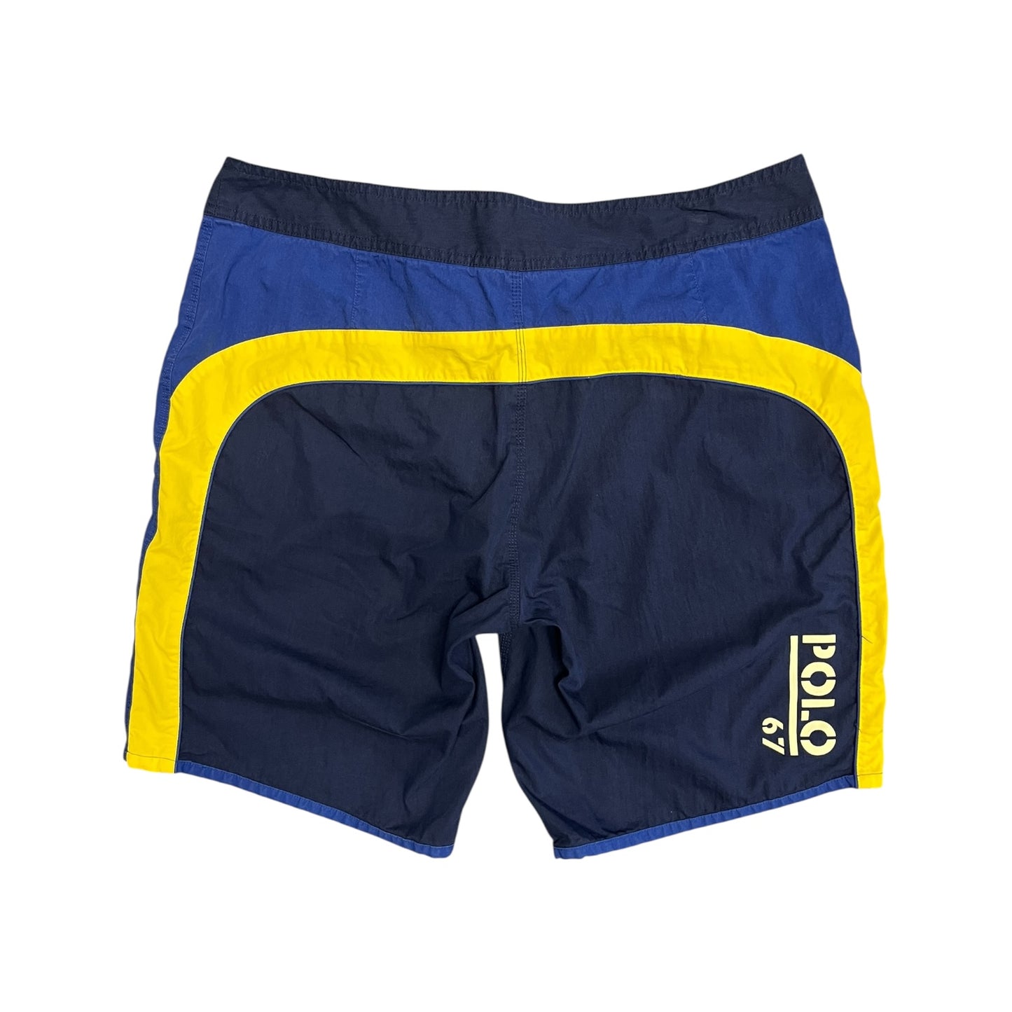 Vintage Polo 67 Navy/Yellow Boardshorts