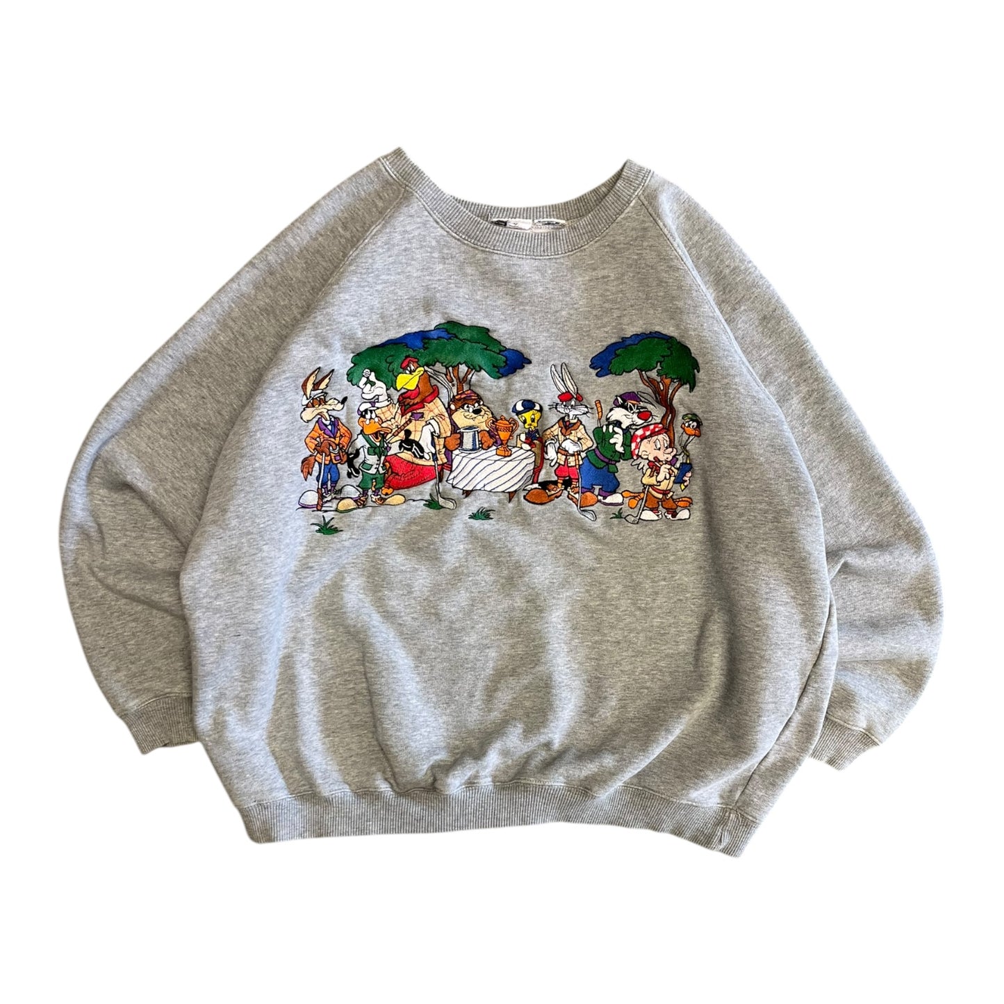 Vintage Looney Tunes Embroidered Crewneck