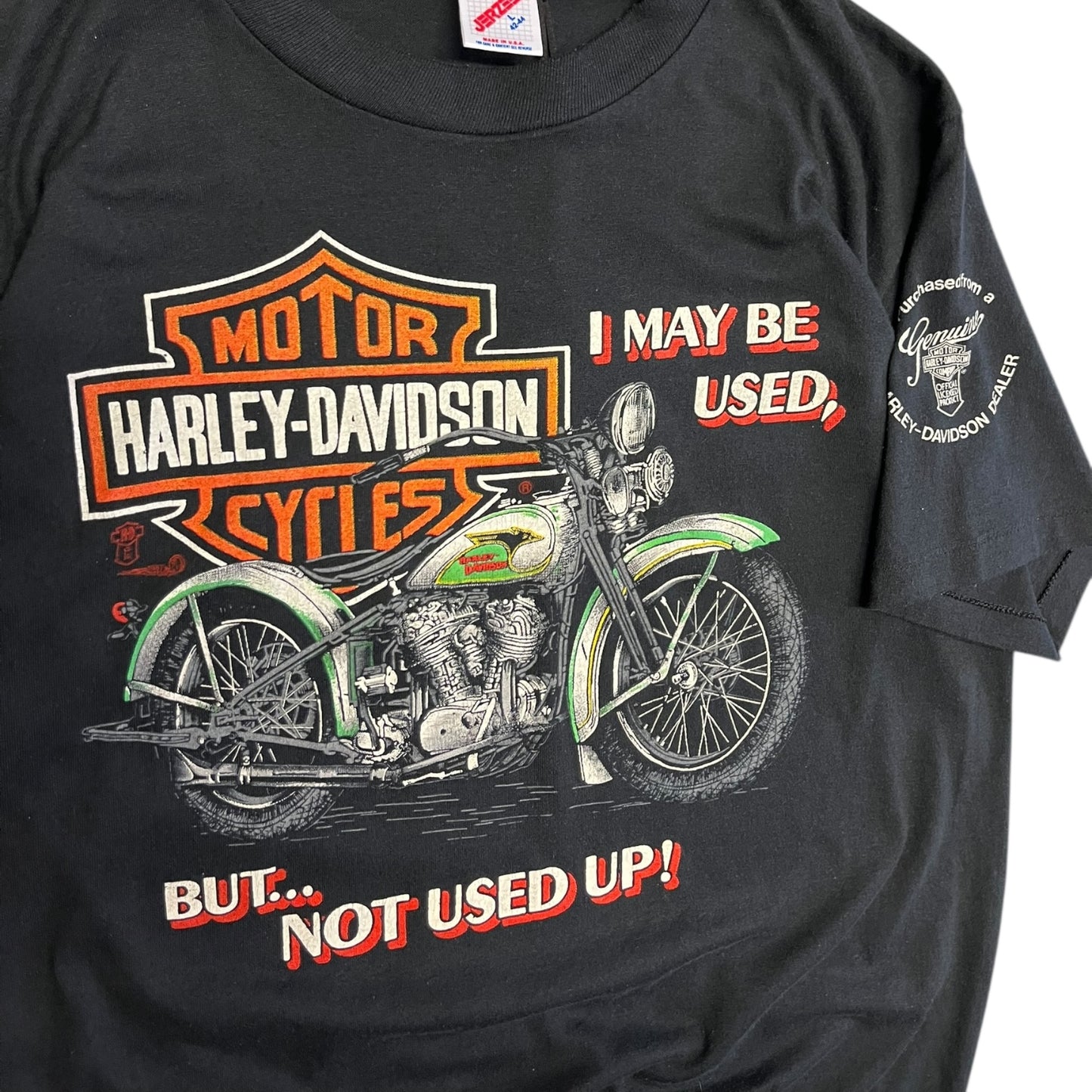Vintage Harley Davidson I May Be Used London England T Shirt