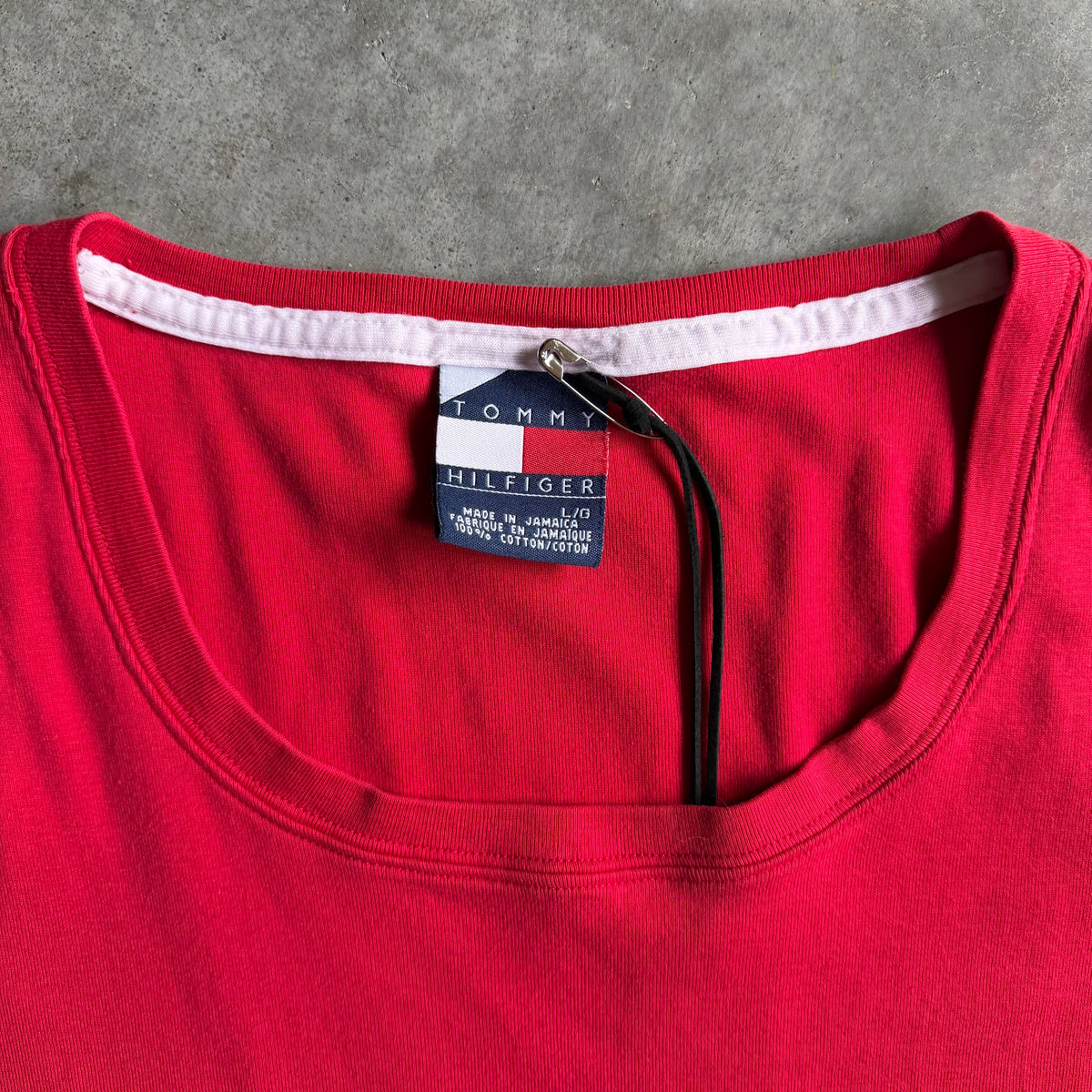Y2K Women’s Tommy Hilfiger Red Crest Emblem Tank Top
