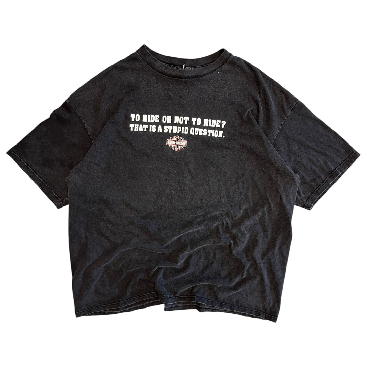 Vintage To Ride Or Not To Ride Harley Davidson Tee