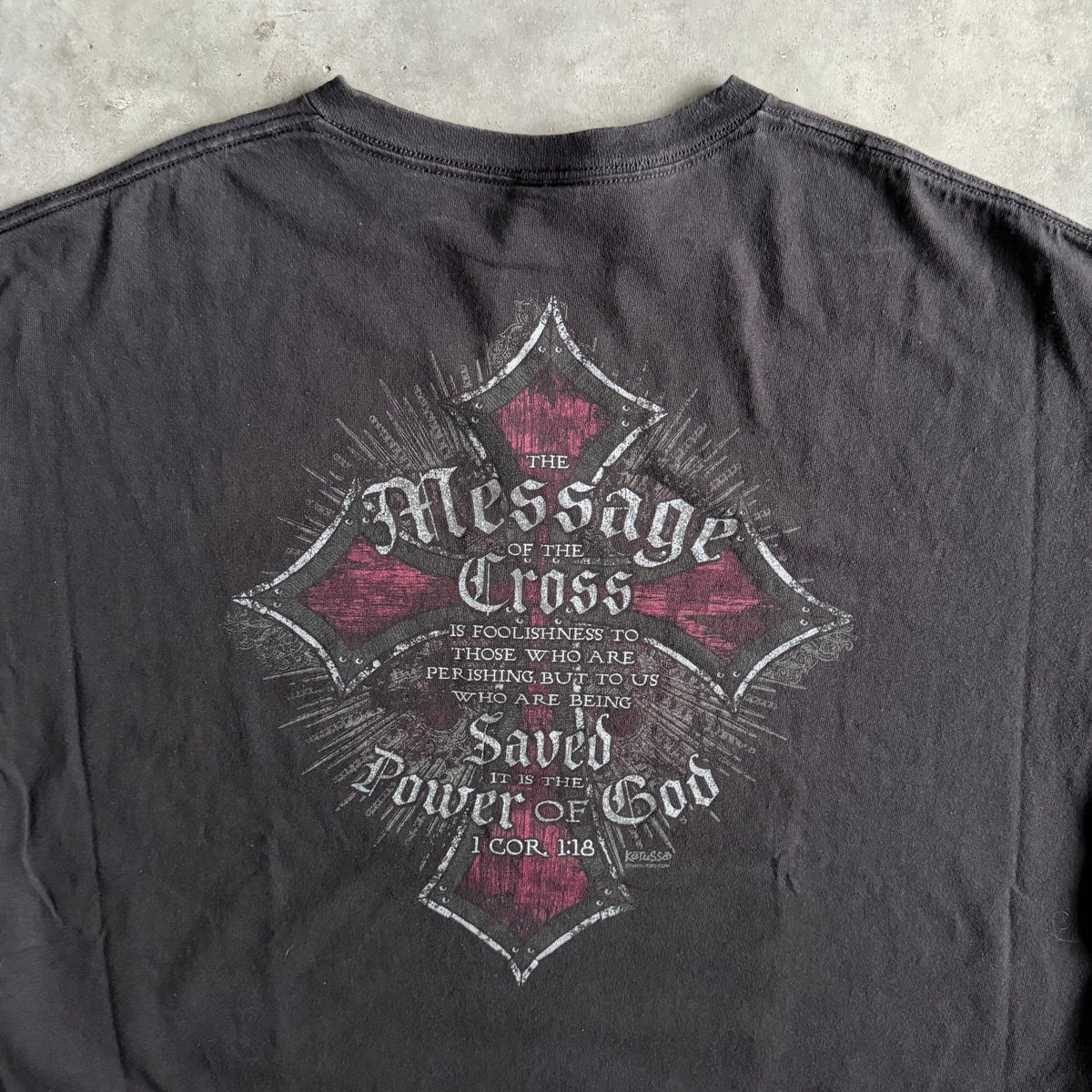 Y2K Kerusso Jesus Tee Affliction Style T Shirt