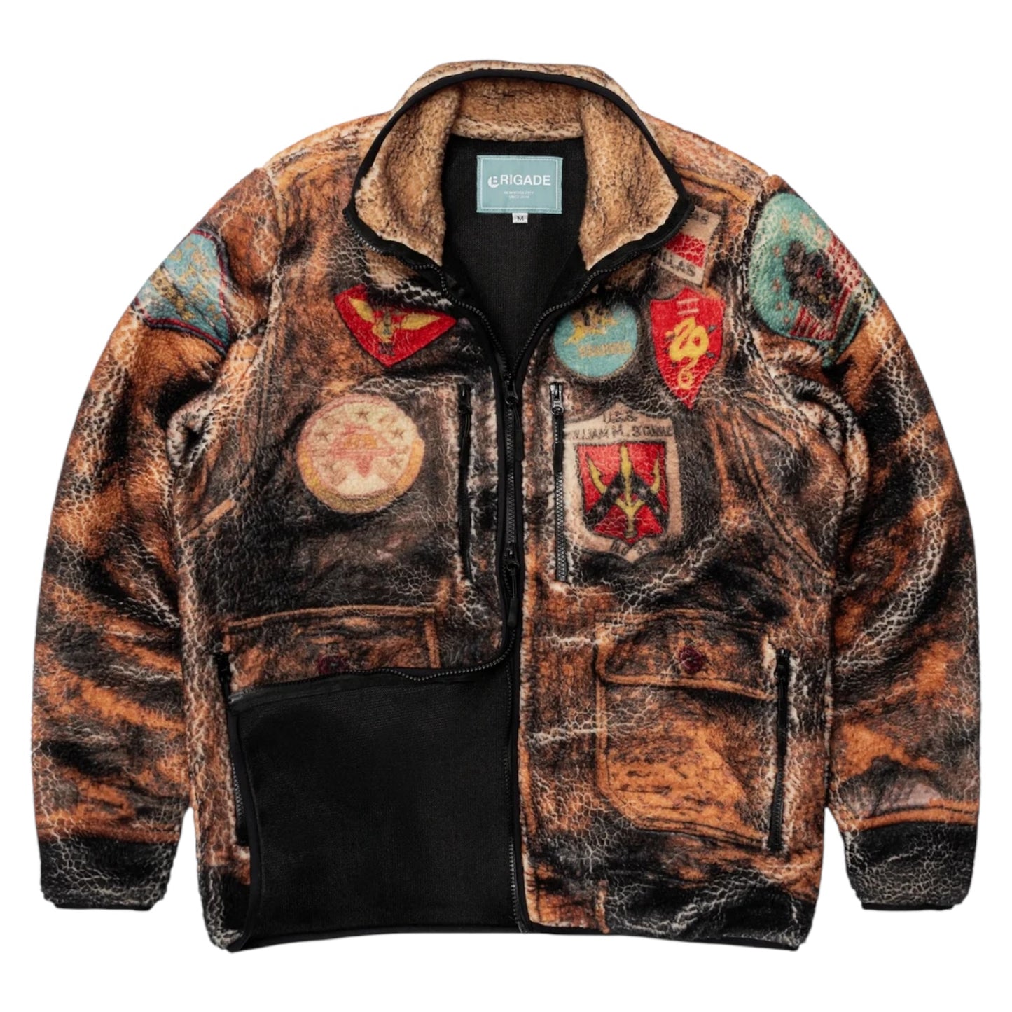 Brigade - Tromp-l'oeil Sherpa Flight Jacket