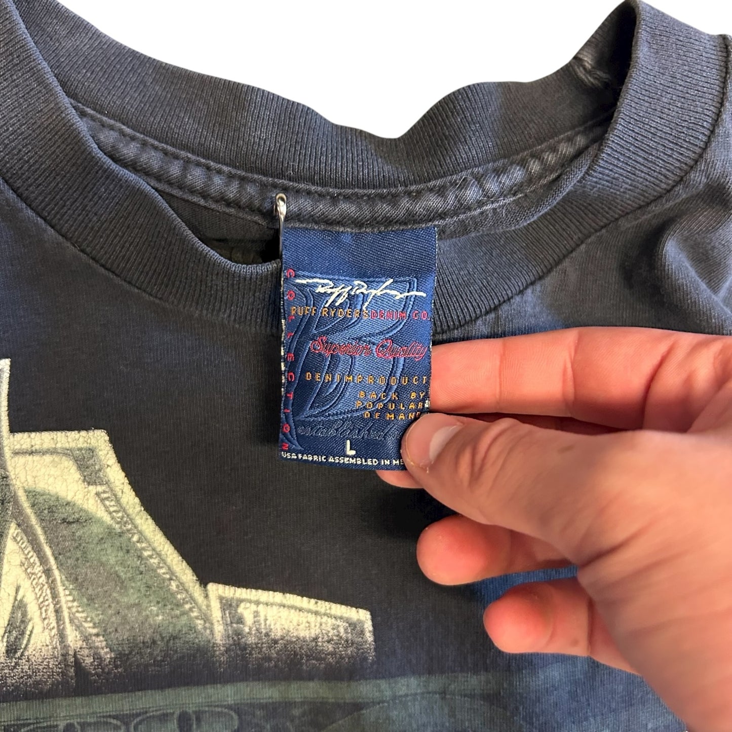 Y2K Ruff Ryders Time Is Money T Shirt