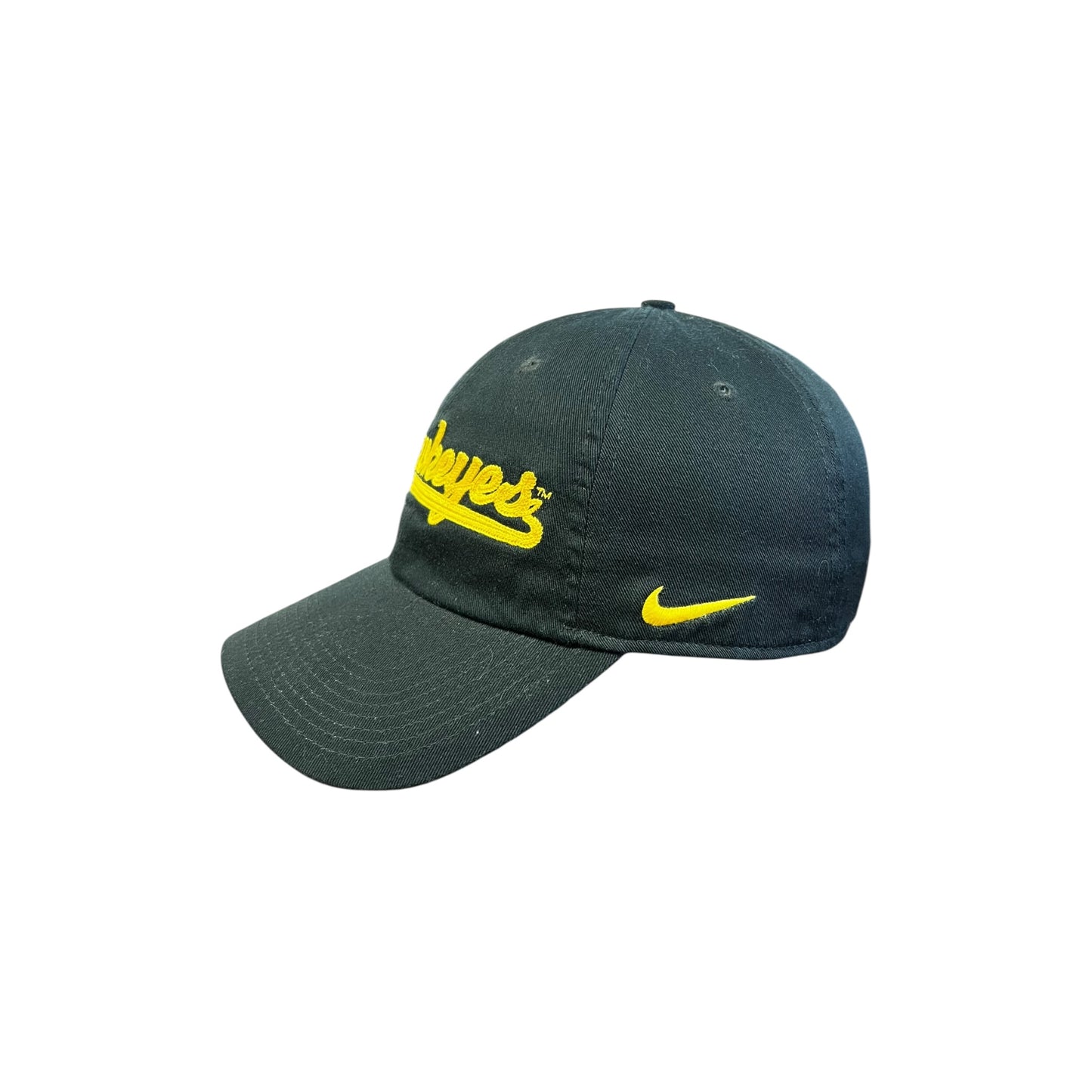 Y2K Nike Iowa Hawkeyes Chainstitch Script Dad Hat