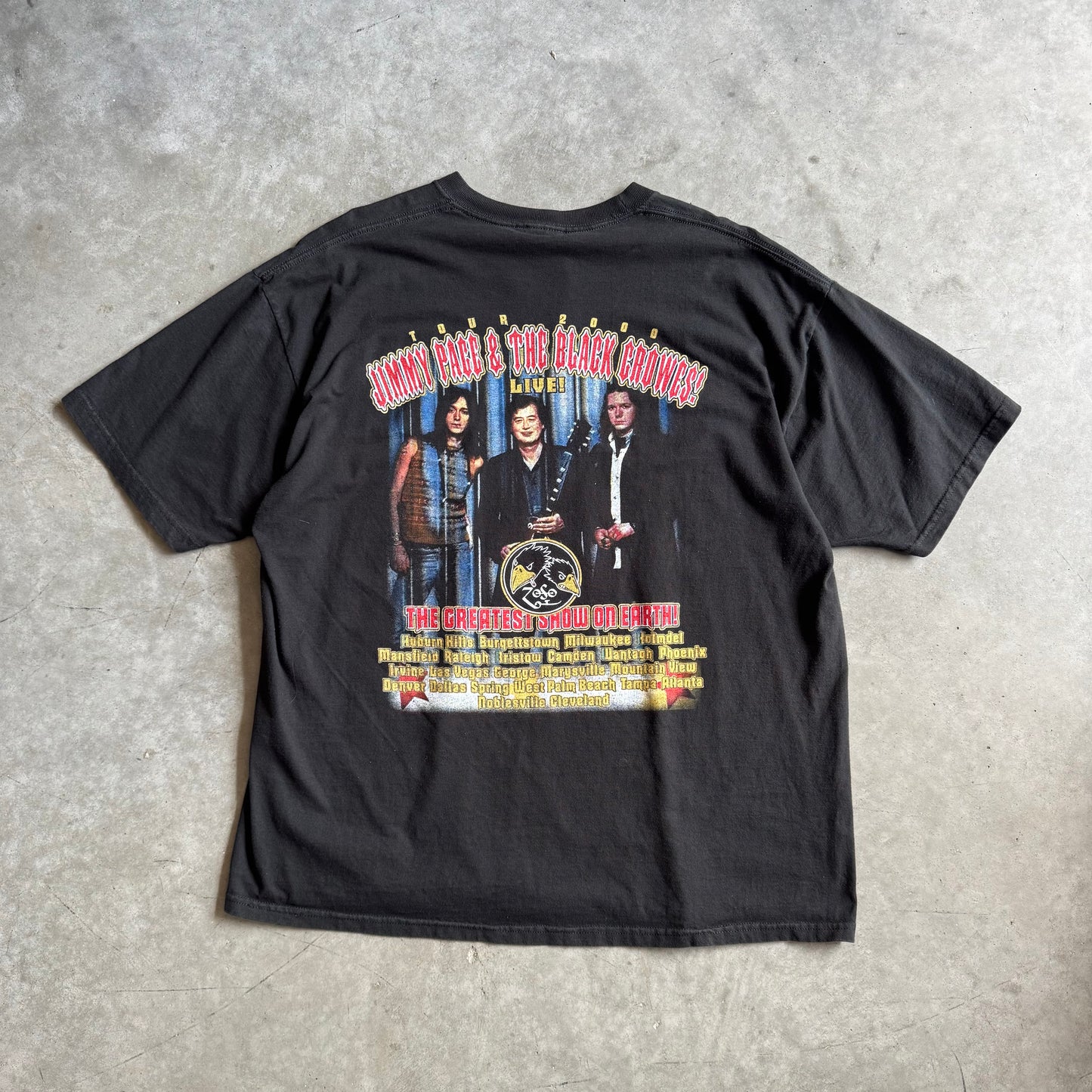 Jimmy Pace & The Black Crowes 2000 Tour Tee