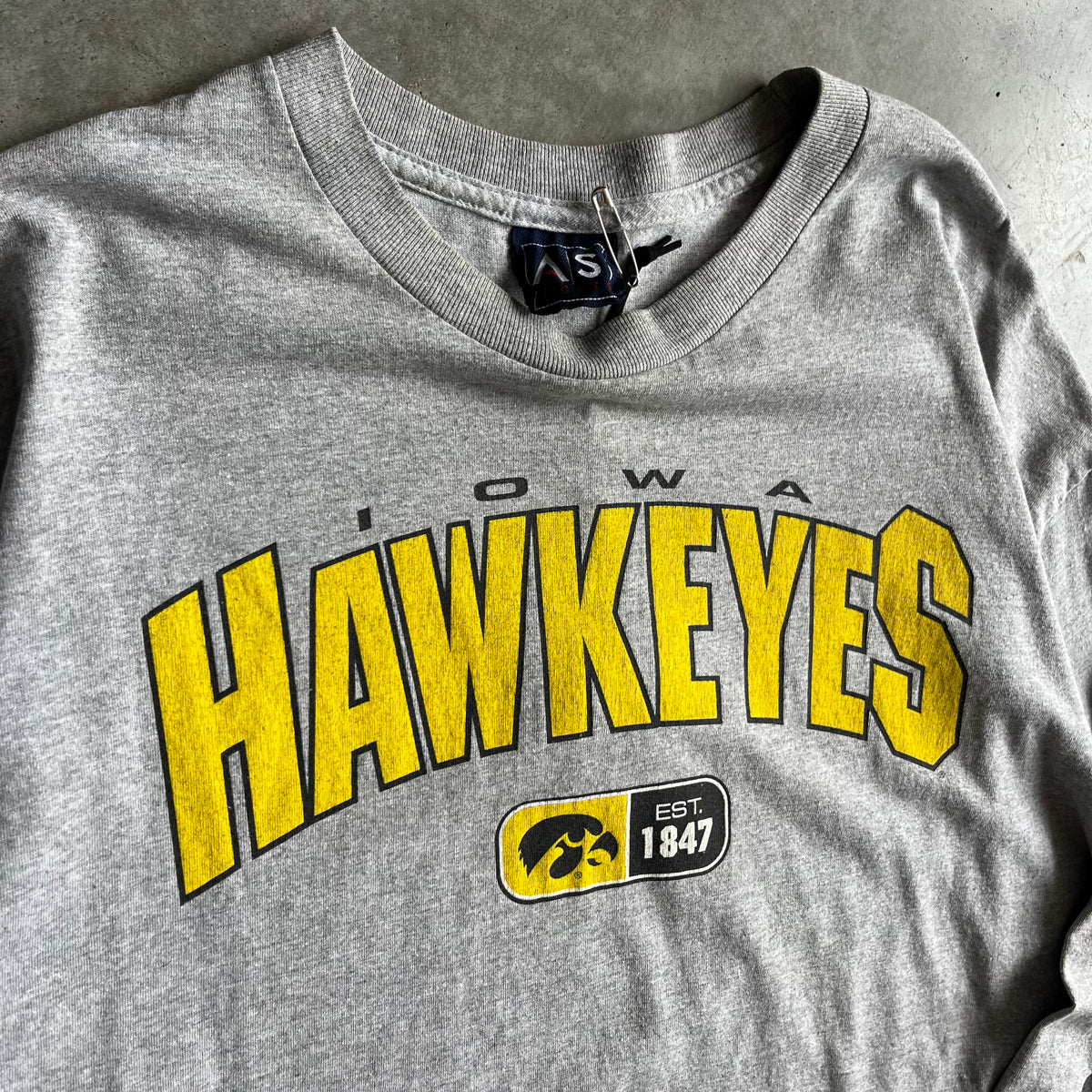 Y2K Iowa Hawkeyes Repeating Logo Longsleeve