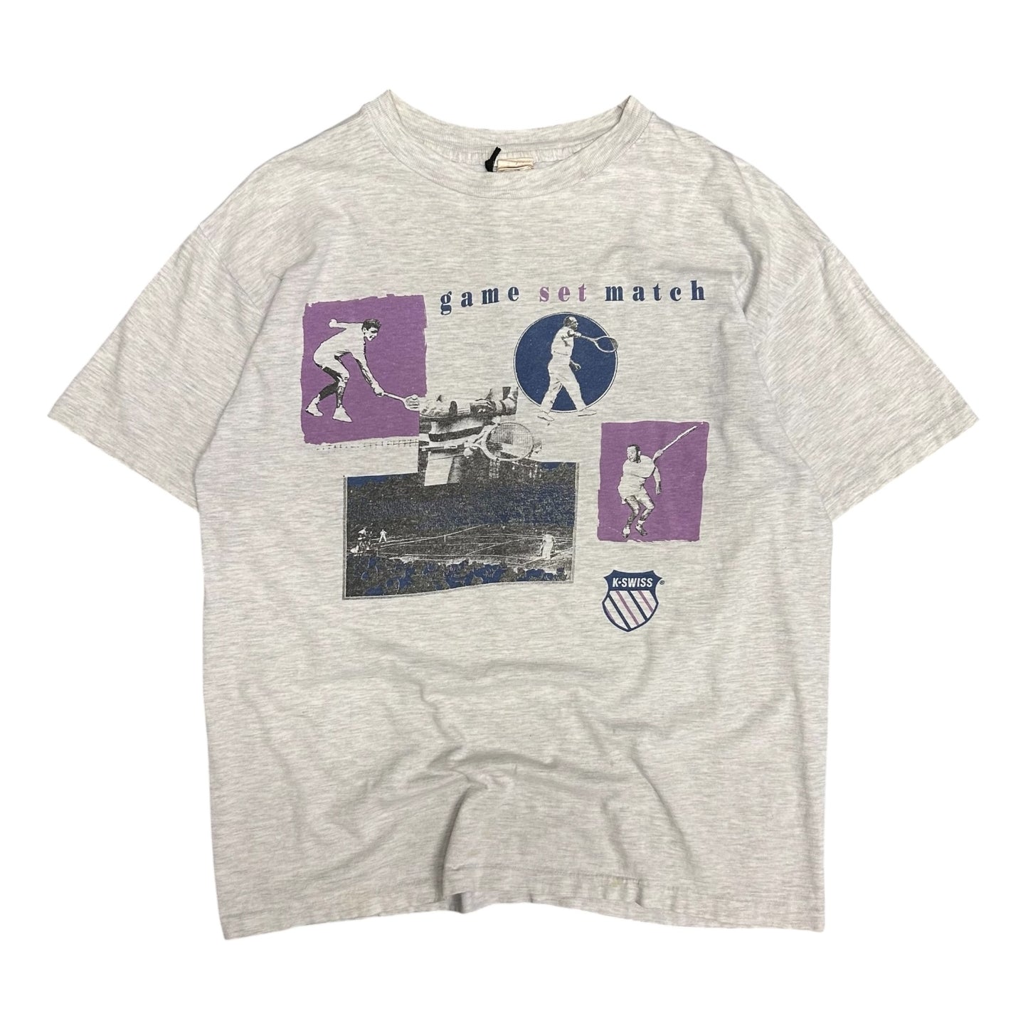 Vintage Game Set Match Tennis Tee