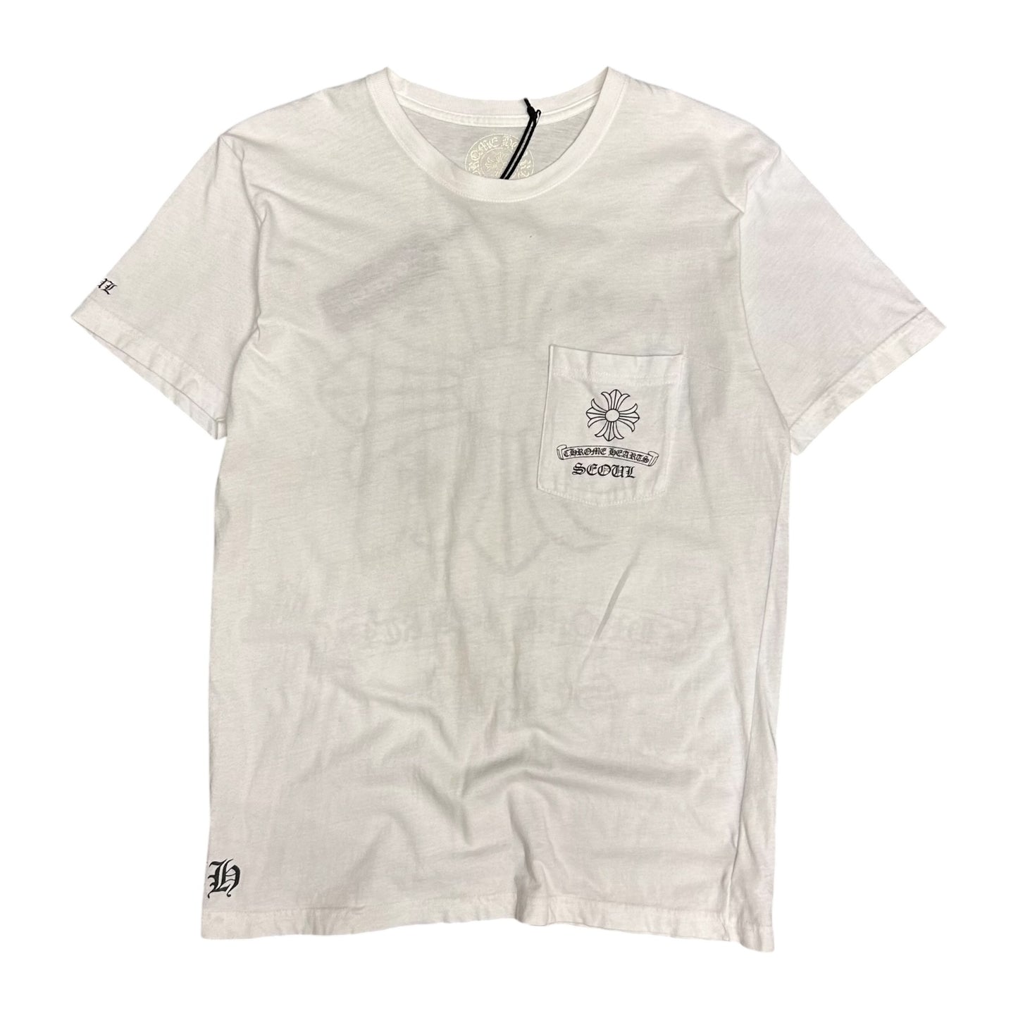 Chrome Hearts Seoul Big Emblem White Tee