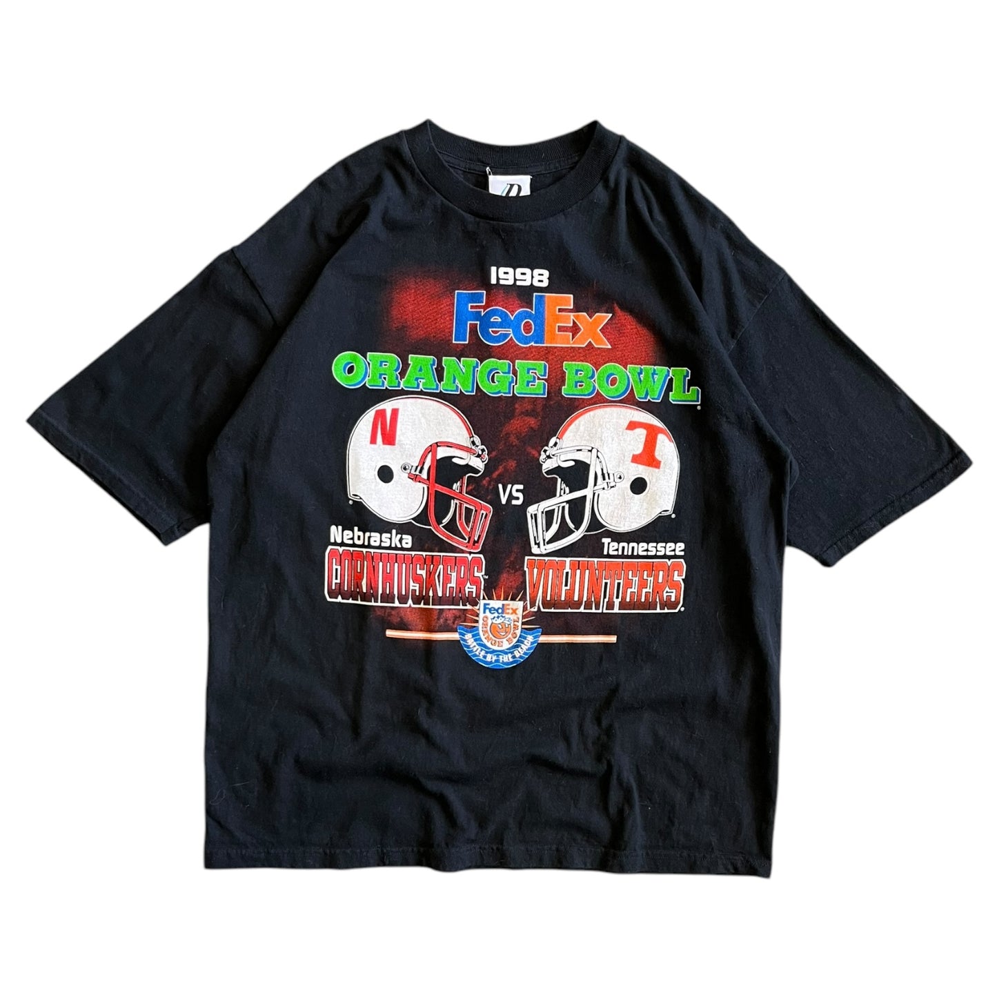Vintage ‘98 FedEx Bowl Tennessee Vs Nebraska T Shirt