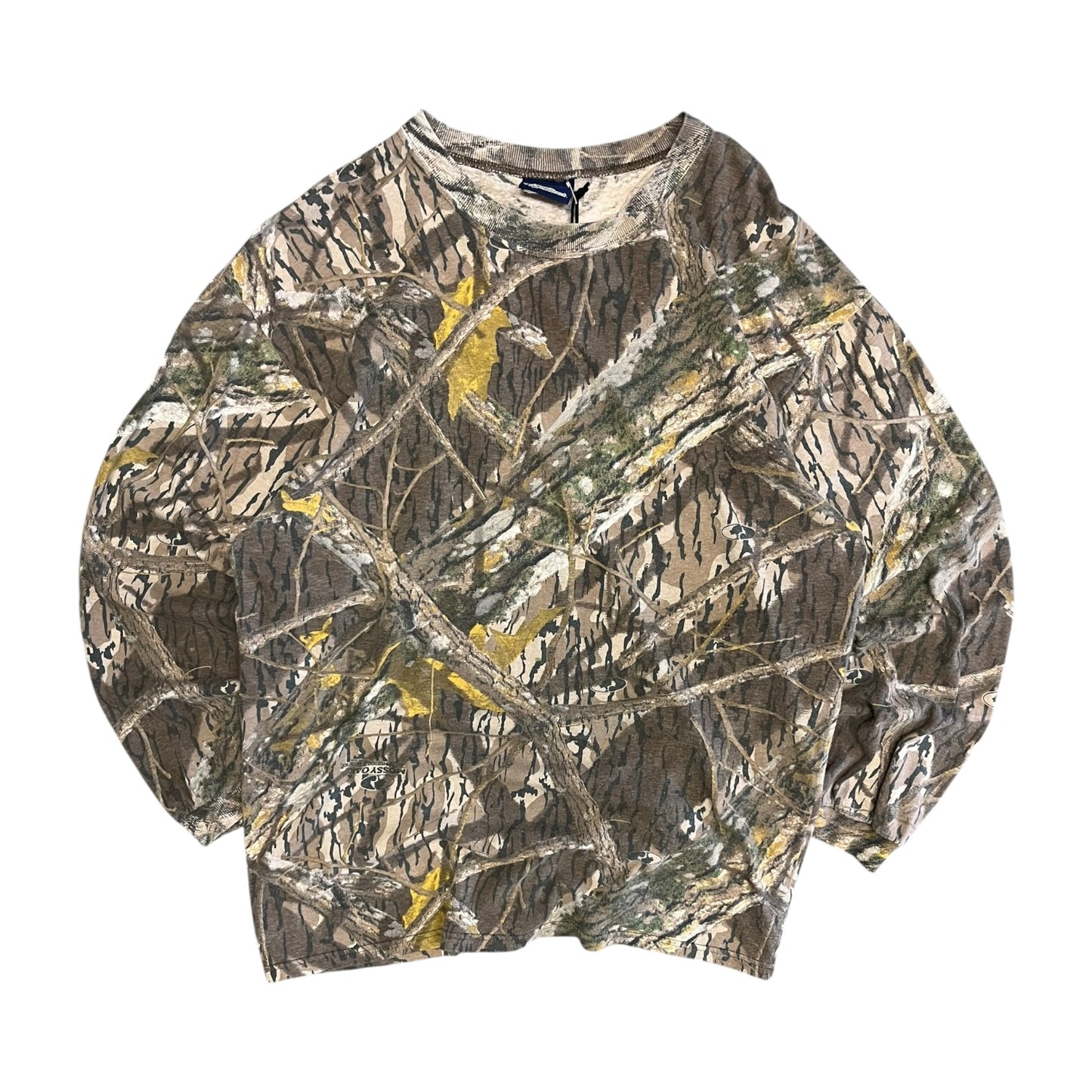 Vintage Camo Mossy Oak Shadow Branch L/S Tee