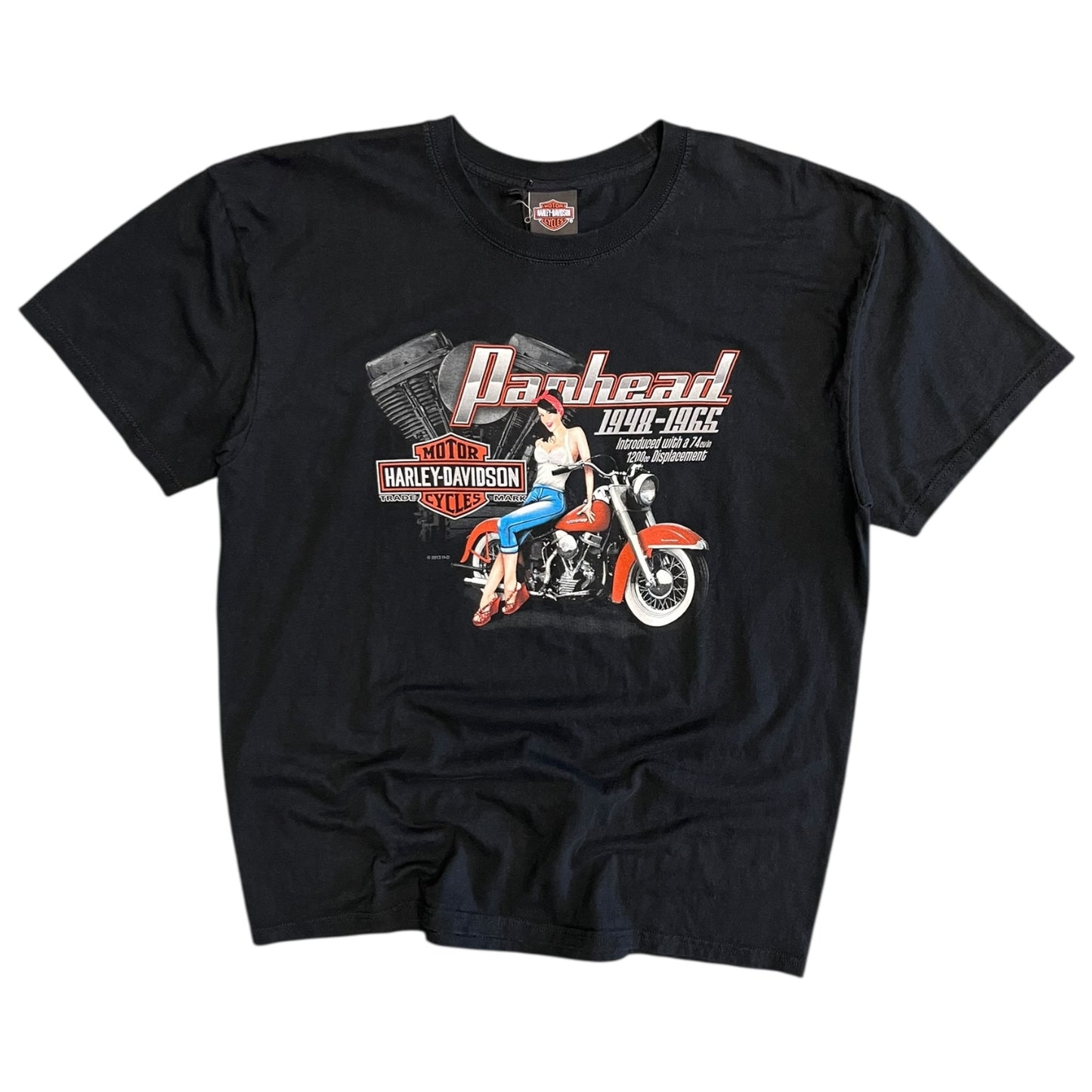 Y2K Harley Davidson “Panhead”Motorcycle Women Tee