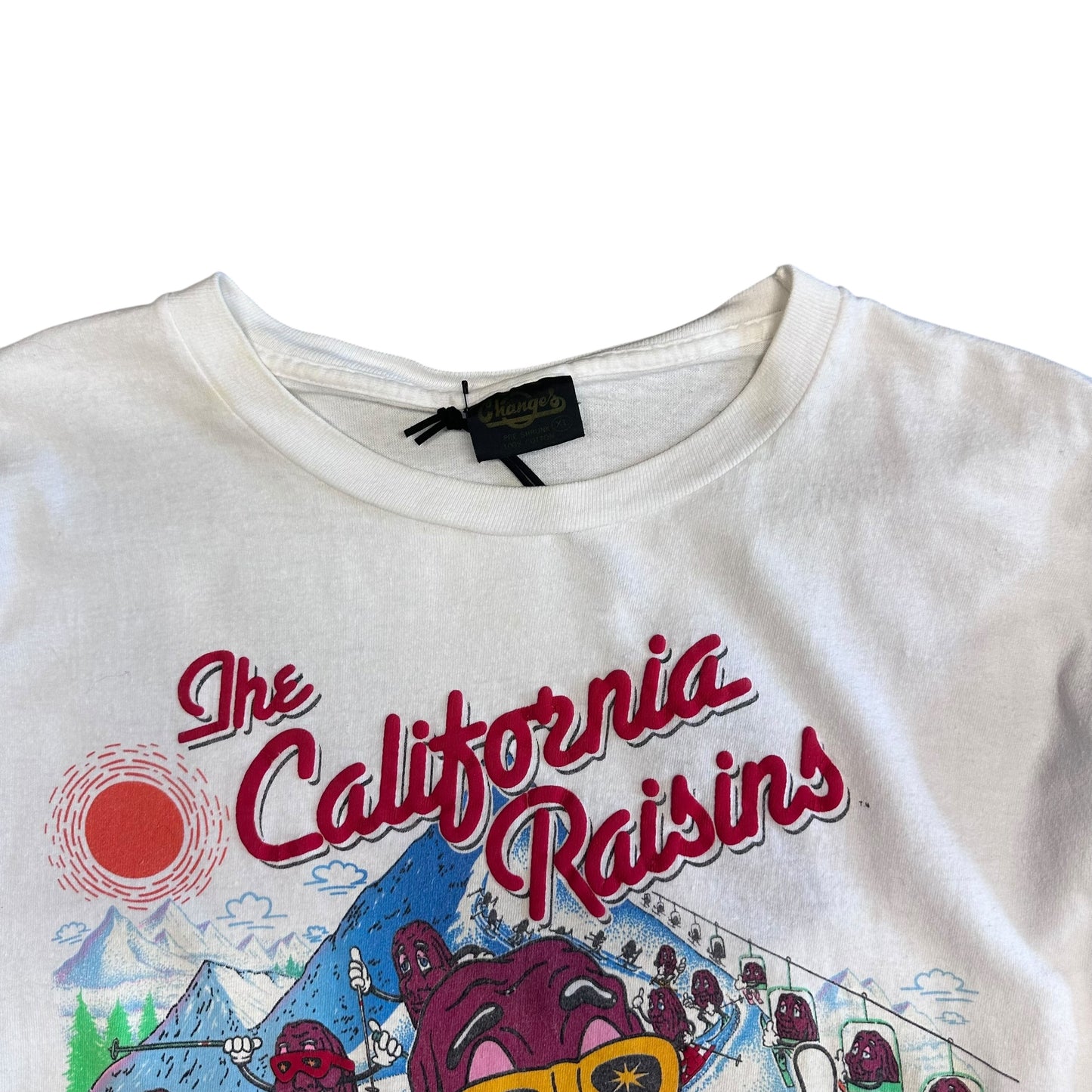 Vintage California Raisins Ski Party T Shirt