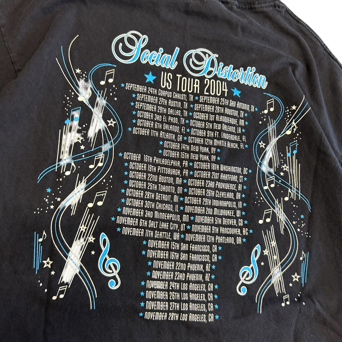 Vintage Social Distortion 2004 US Tour Tee