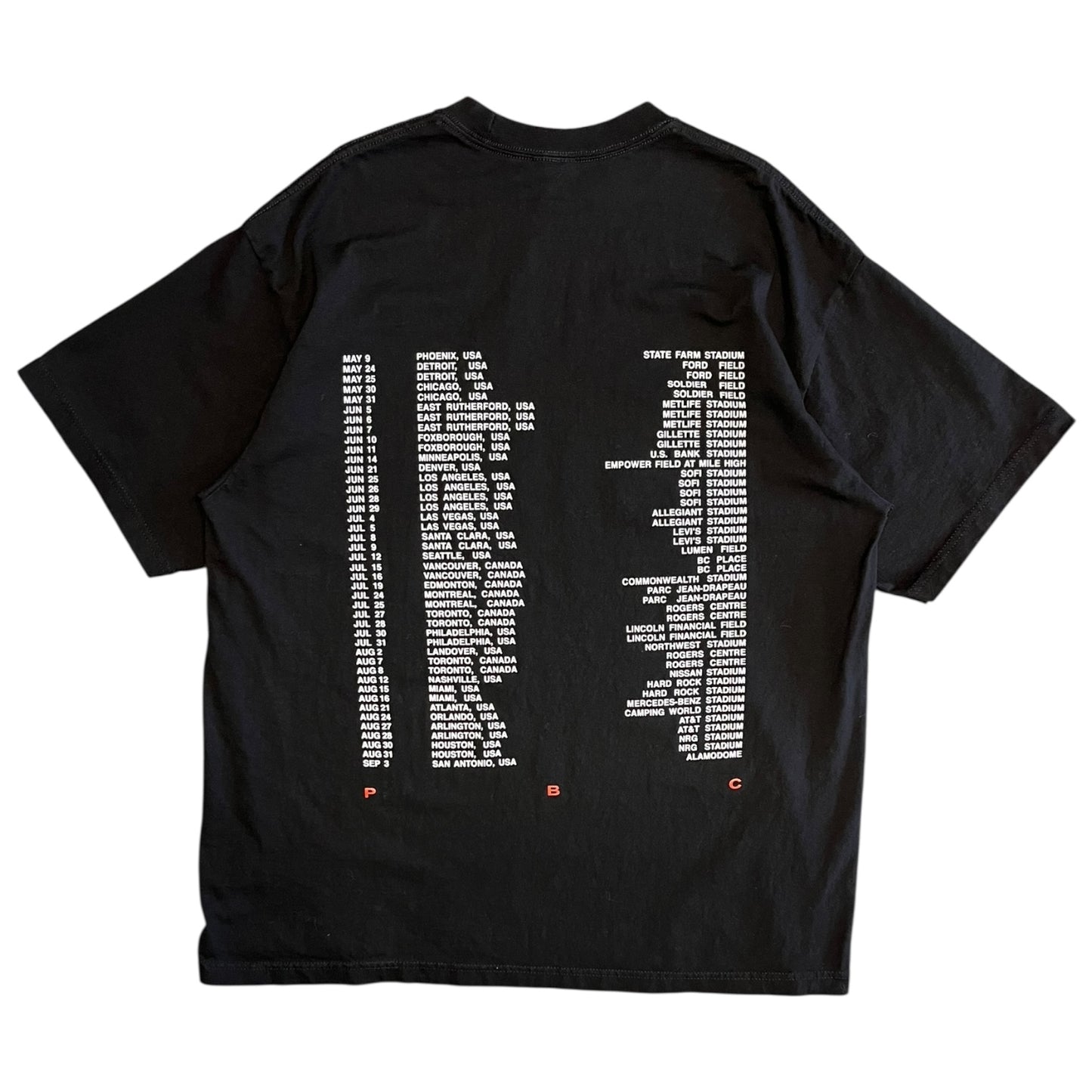 Playboy Carti Weeknd Tour T Shirt