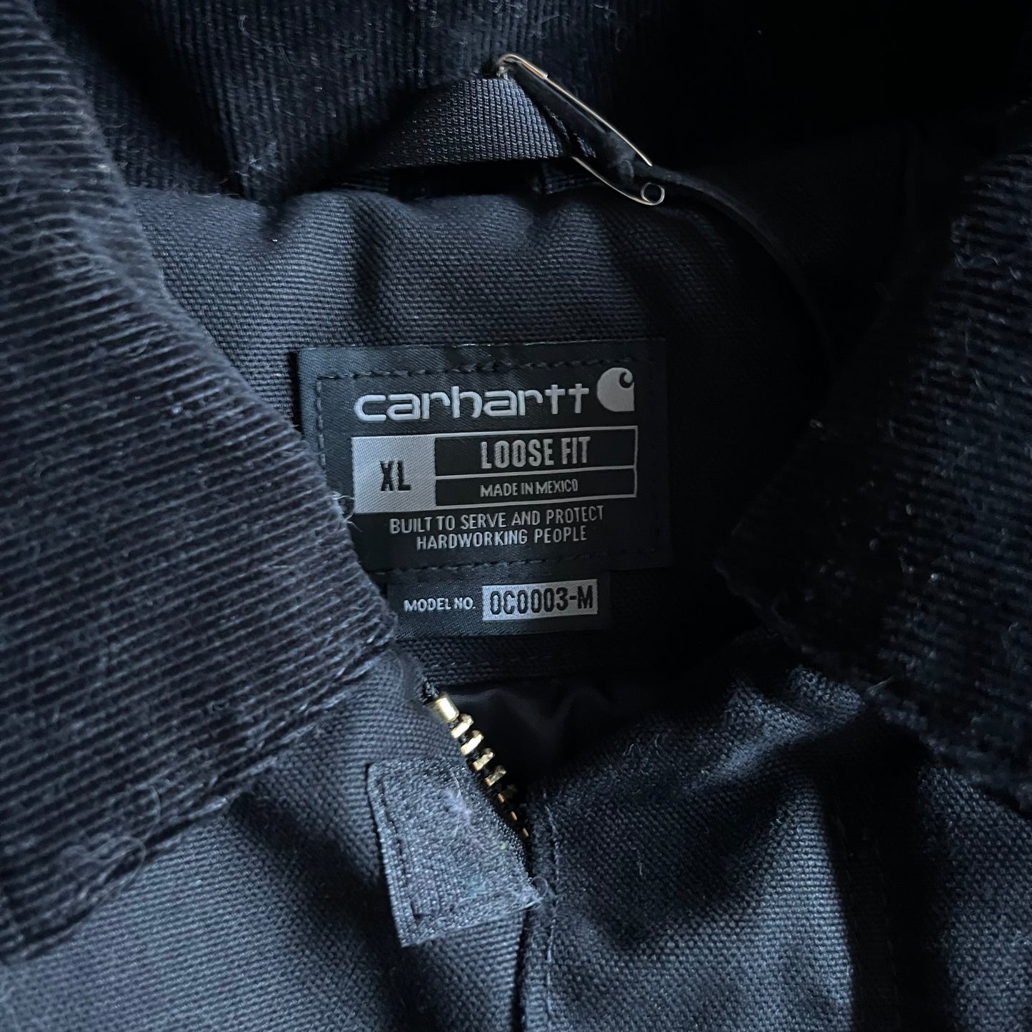Carhartt ‘OC0003-M’ Traditional Arctic Coat Black