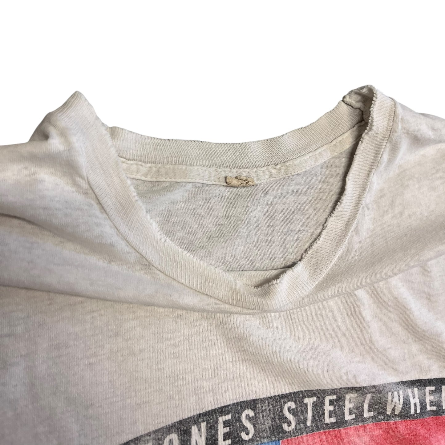 Vintage 1989 Rolling Stones North America Tour Flag T Shirt