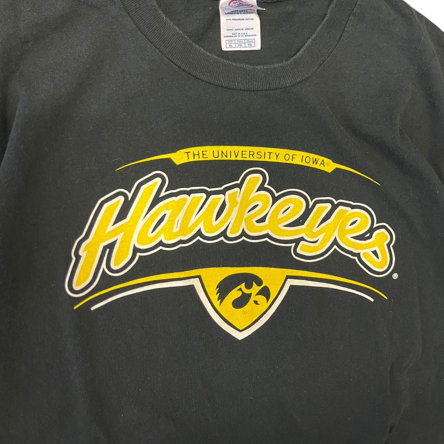 Vintage University Of Iowa Hawkeyes Banner Tee