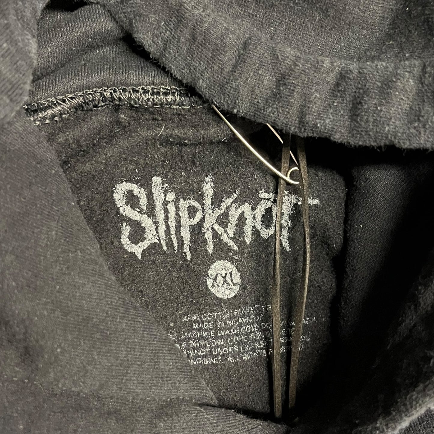 Y2K Slipknot Face Graphic Hoodie