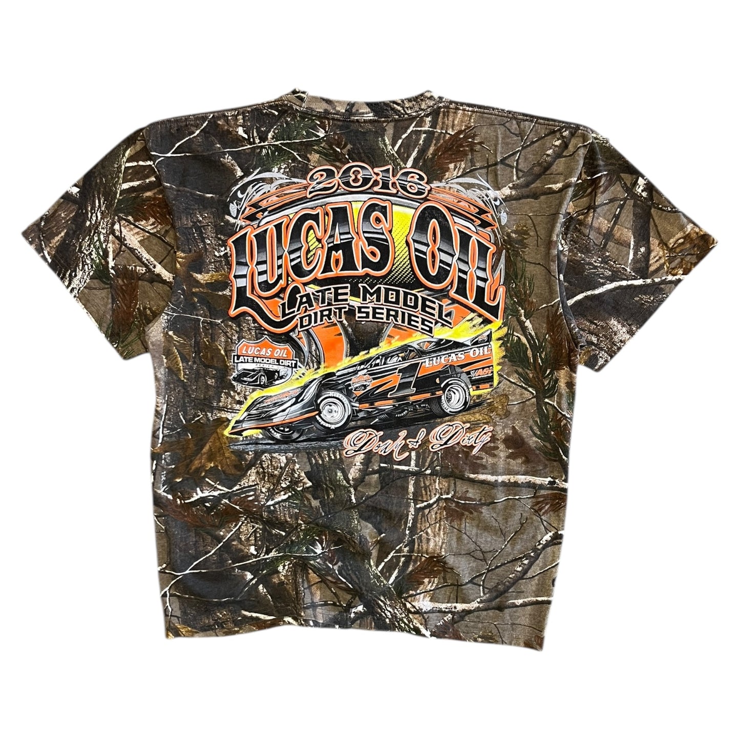 Y2K Lucas Oil Dirt Series Camo Tee