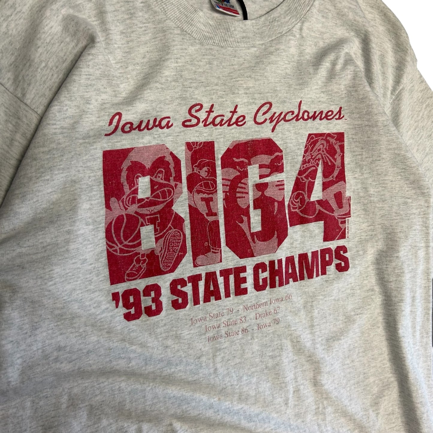 Vintage ‘93 ISU Big 4 State Champs Tee