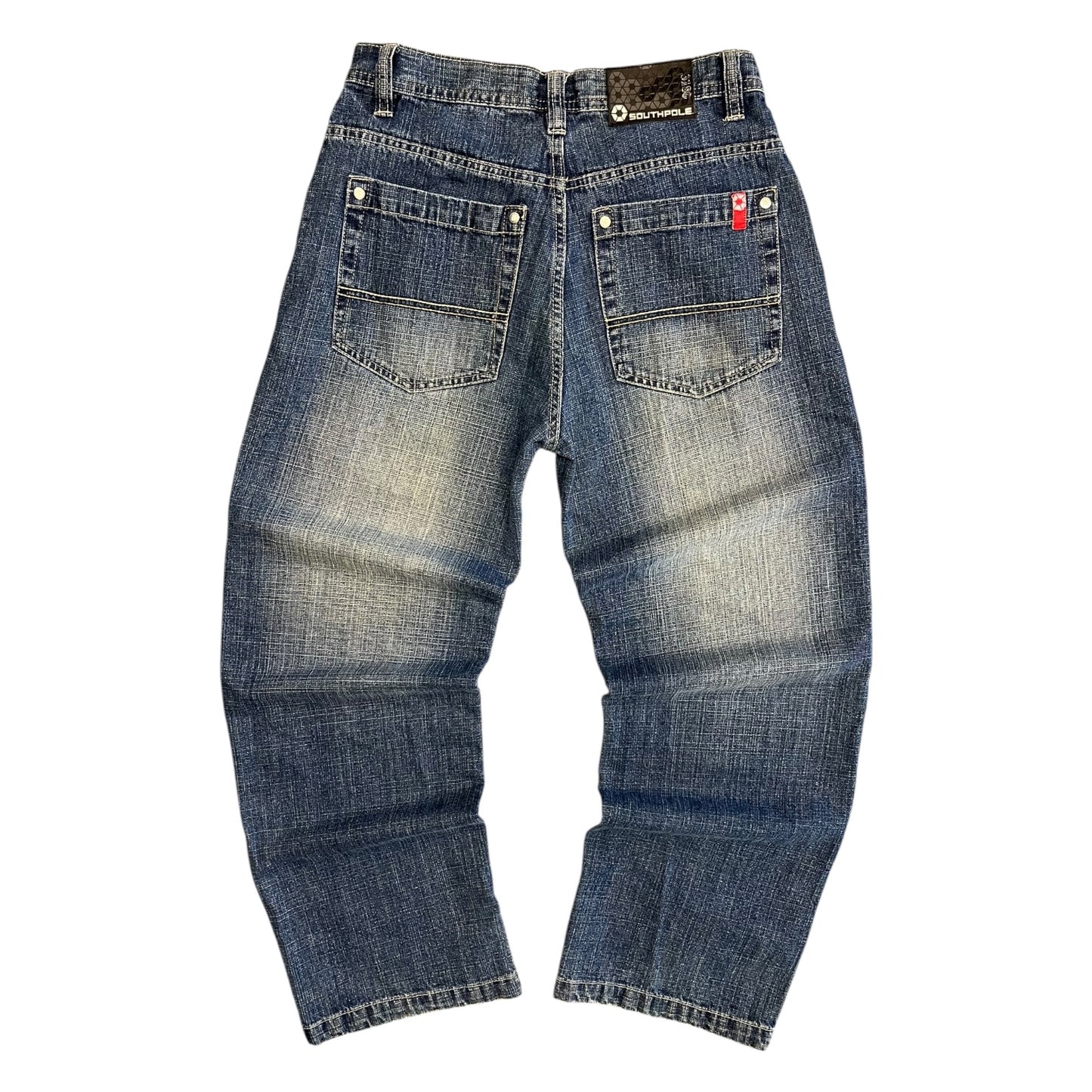 Y2K Southpole Red Tab Baggy Jeans