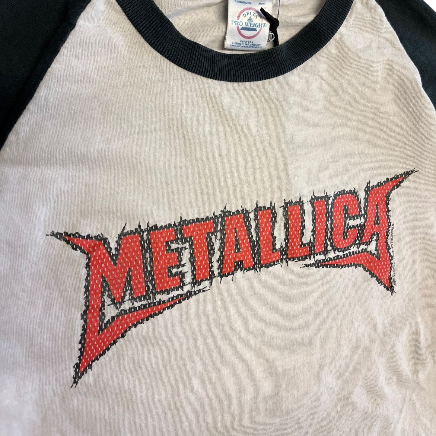 Y2K Metallica One Quarter Sleeve Tee