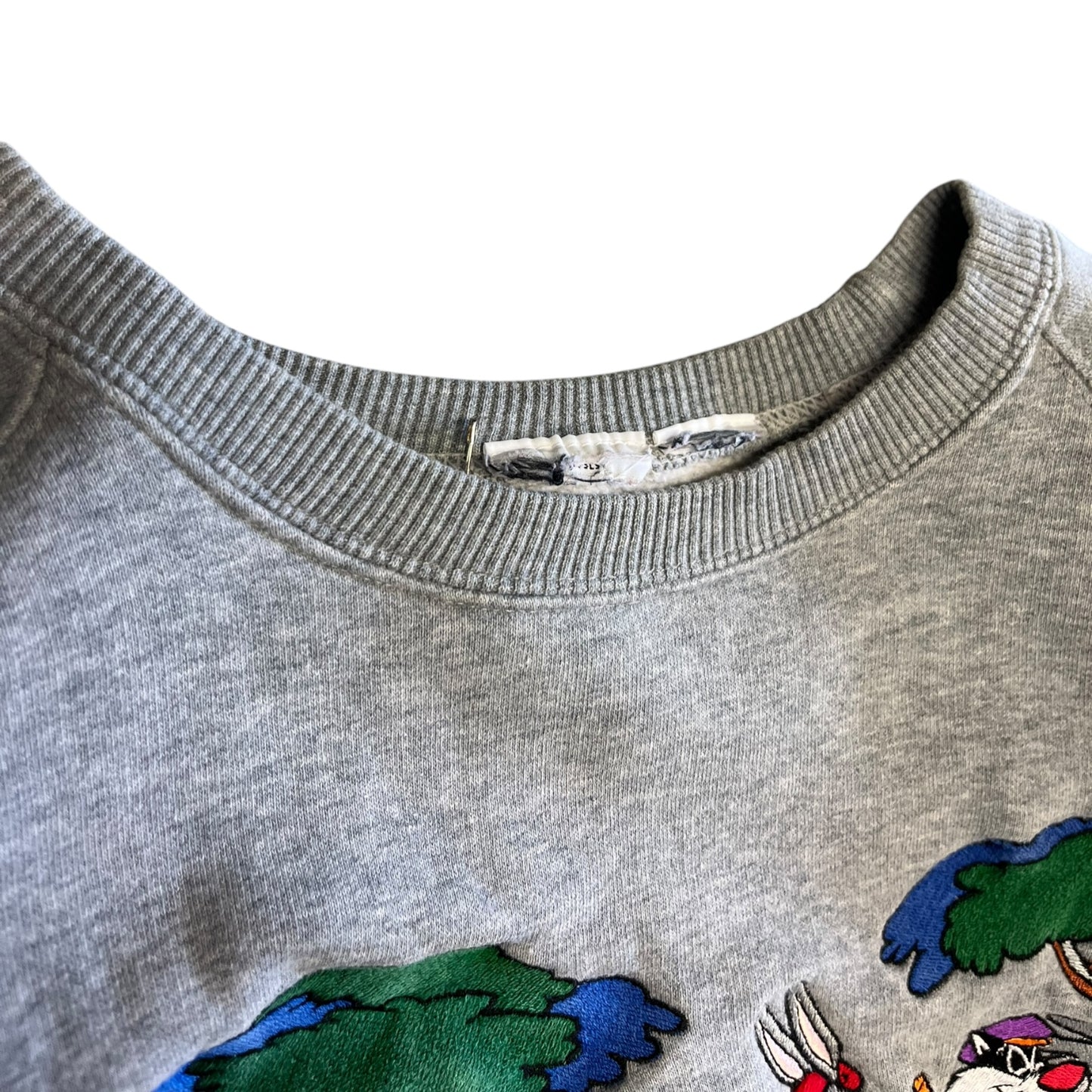 Vintage Looney Tunes Embroidered Crewneck