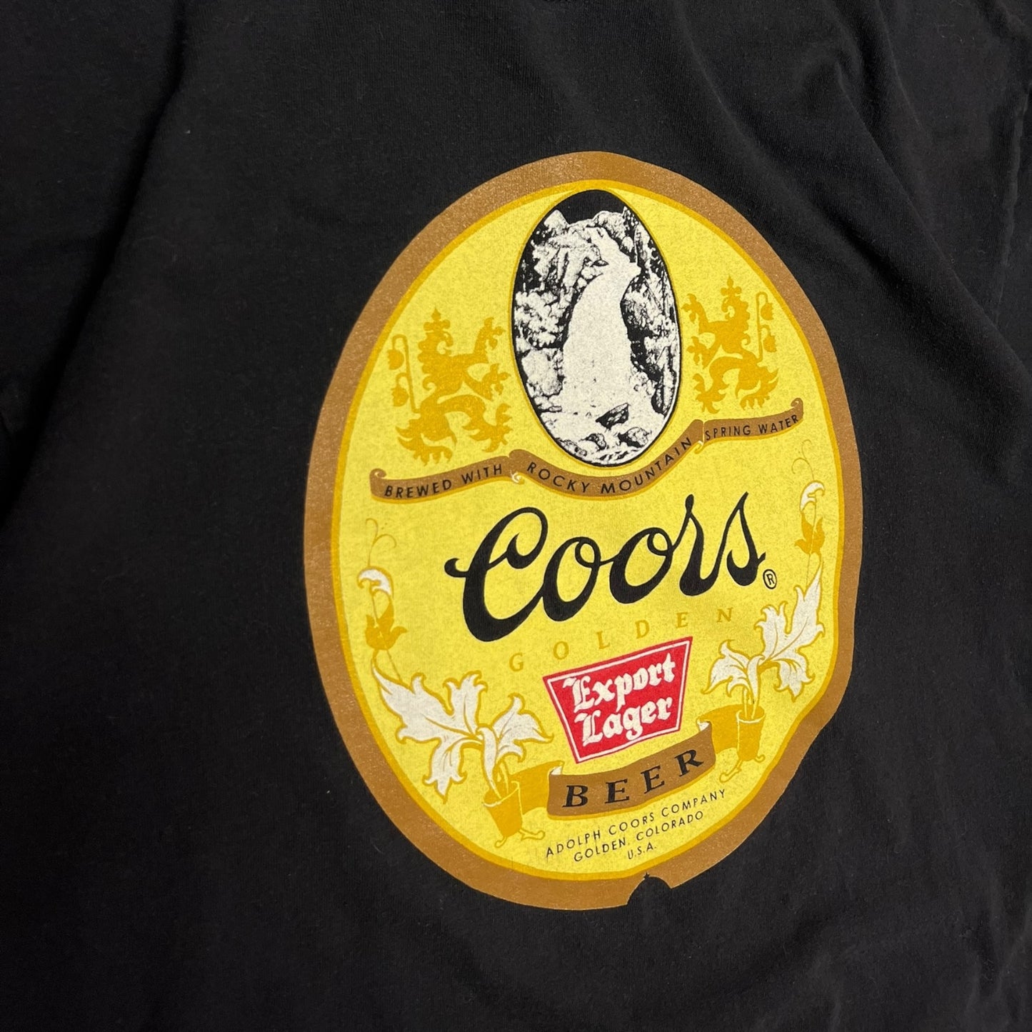 Vintage Coors Extra Golden Lager T Shirt