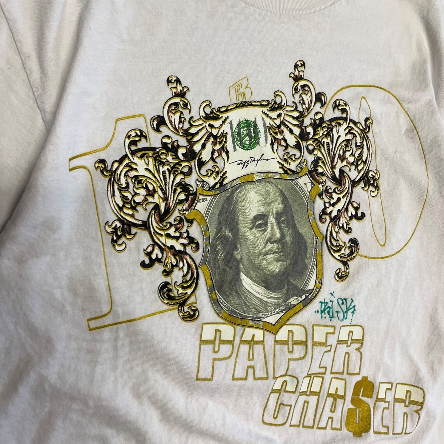 Y2K Paper Chaser Dollar Bills Tee