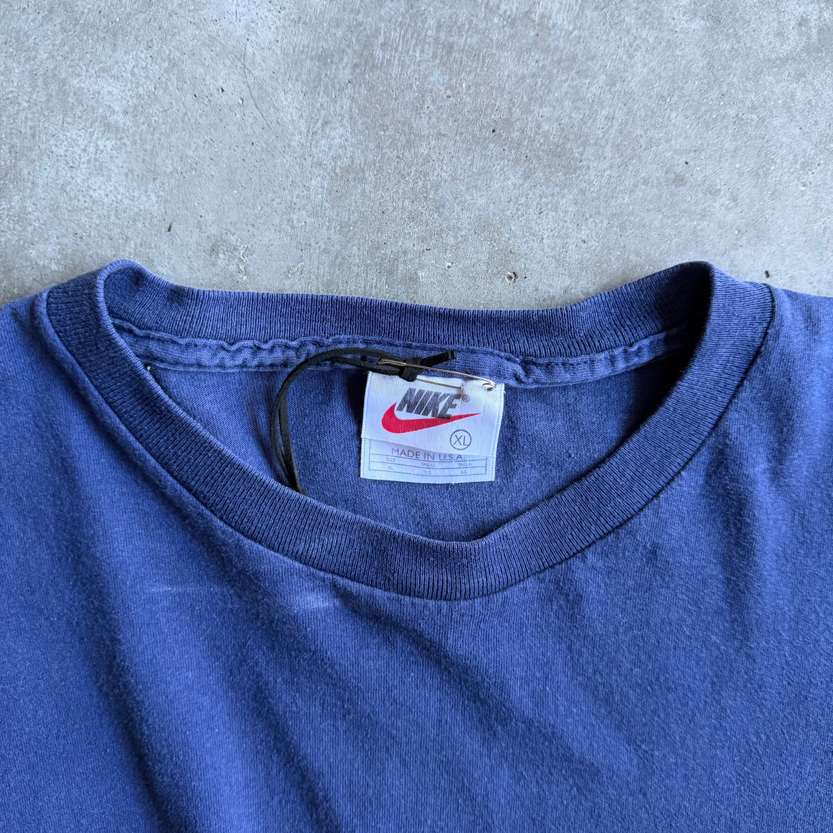 90s Nike Air Max Graphic Tee Navy Blue
