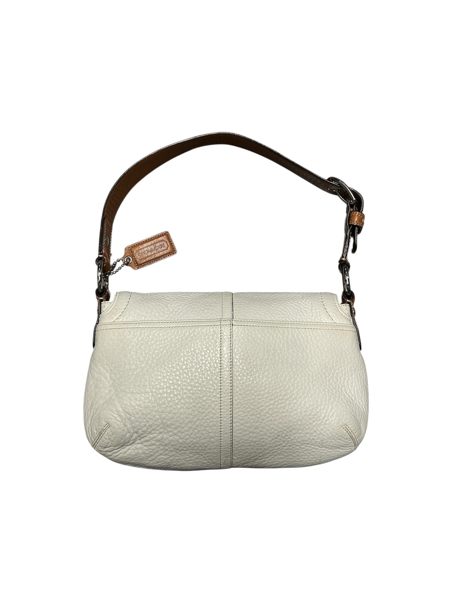 2008 Coach F13105 Hampton Soho Satchel In Ivory