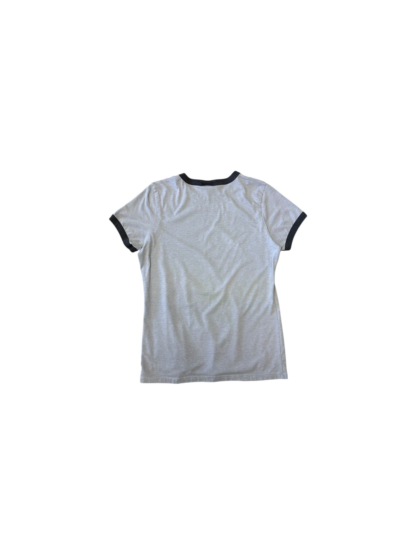 Women’s Vintage Harley Davidson Blue Harley Cafe Baby T