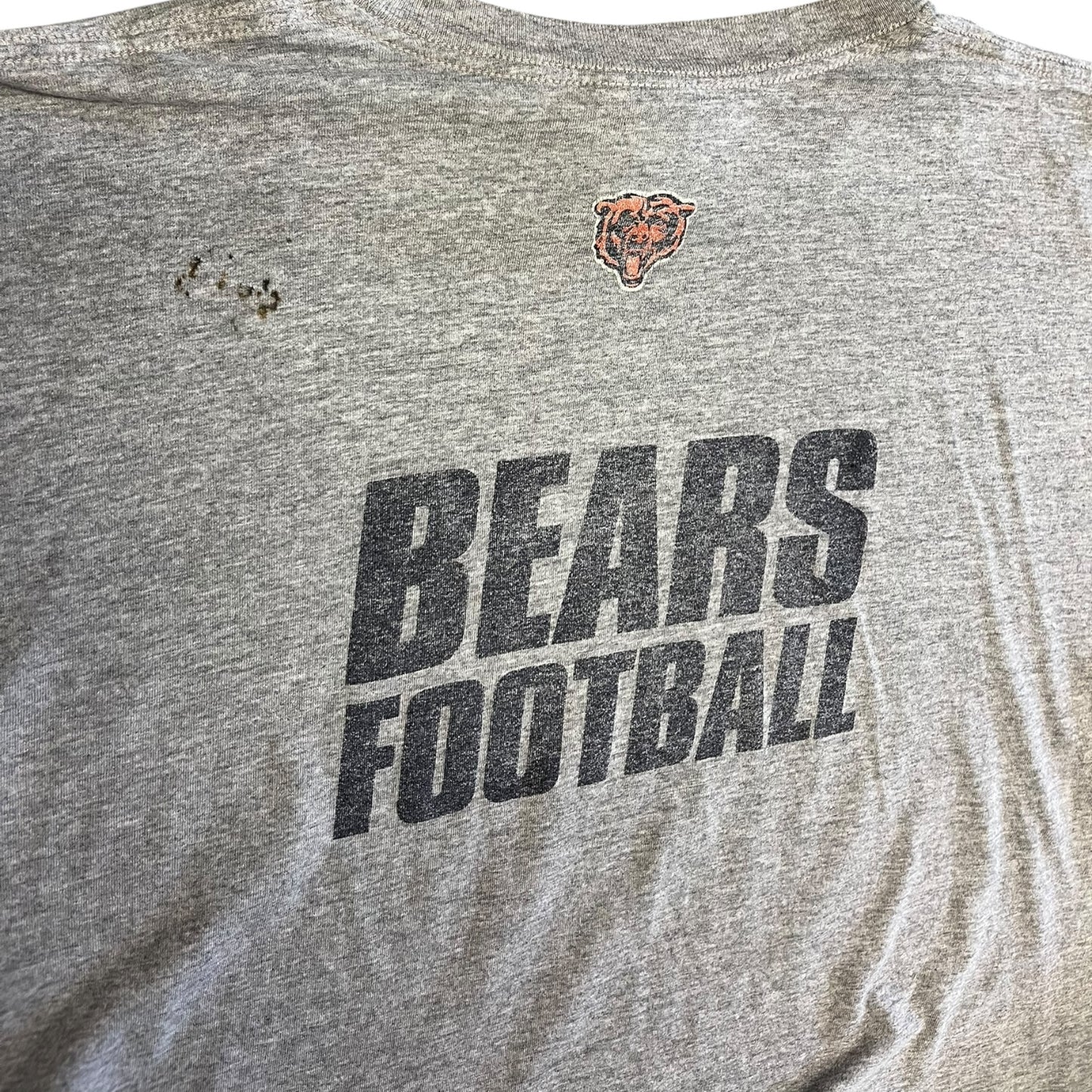 Y2K Nike Chicago Bears Mini Swoosh Grey Tee