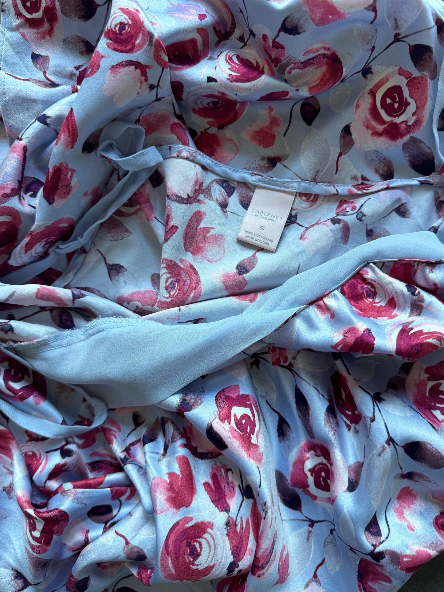 Women’s Cabernet Blue/Pink Rose Slip