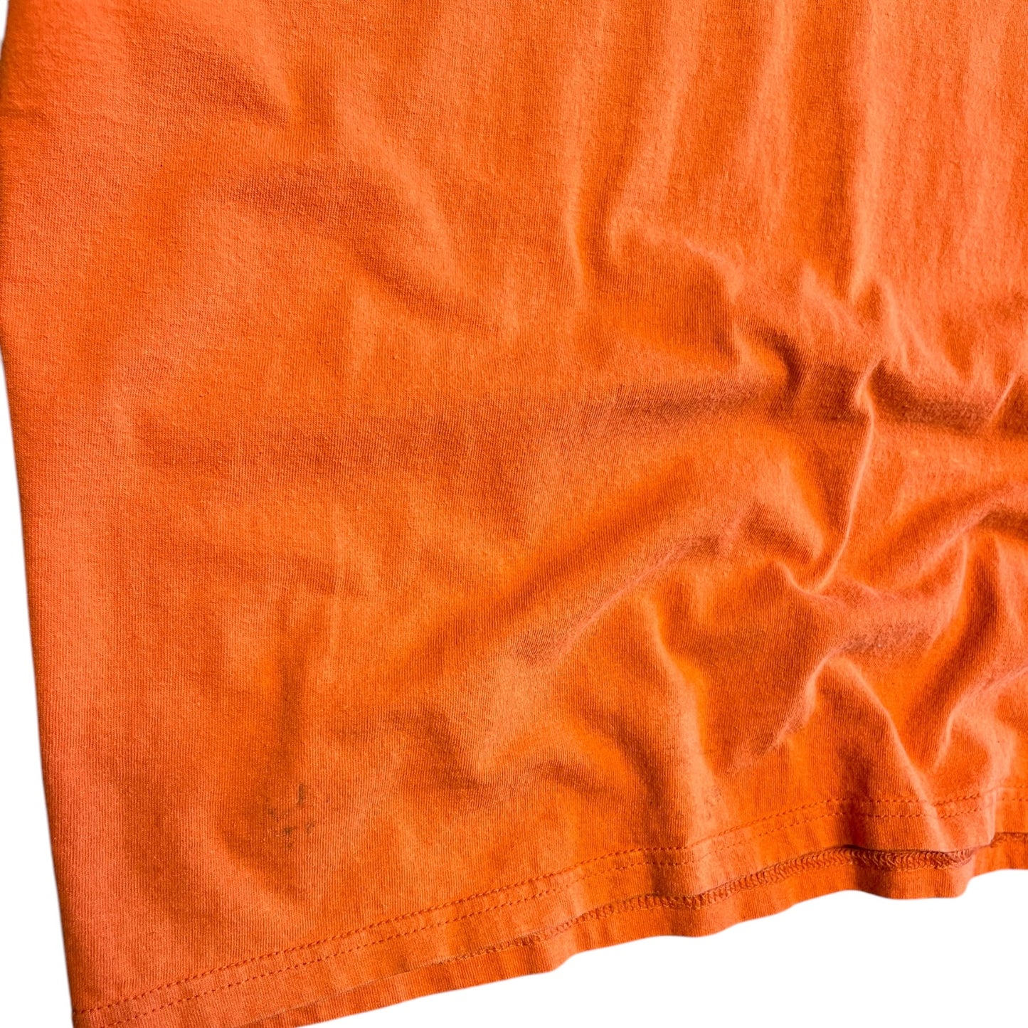 Y2K Orange Nike Spell Out Tee