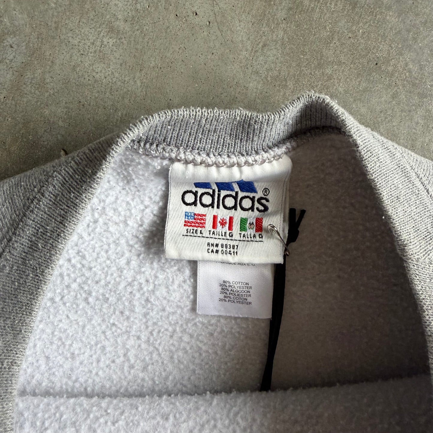 Y2K Adidas Centered Logo Sweatshirt