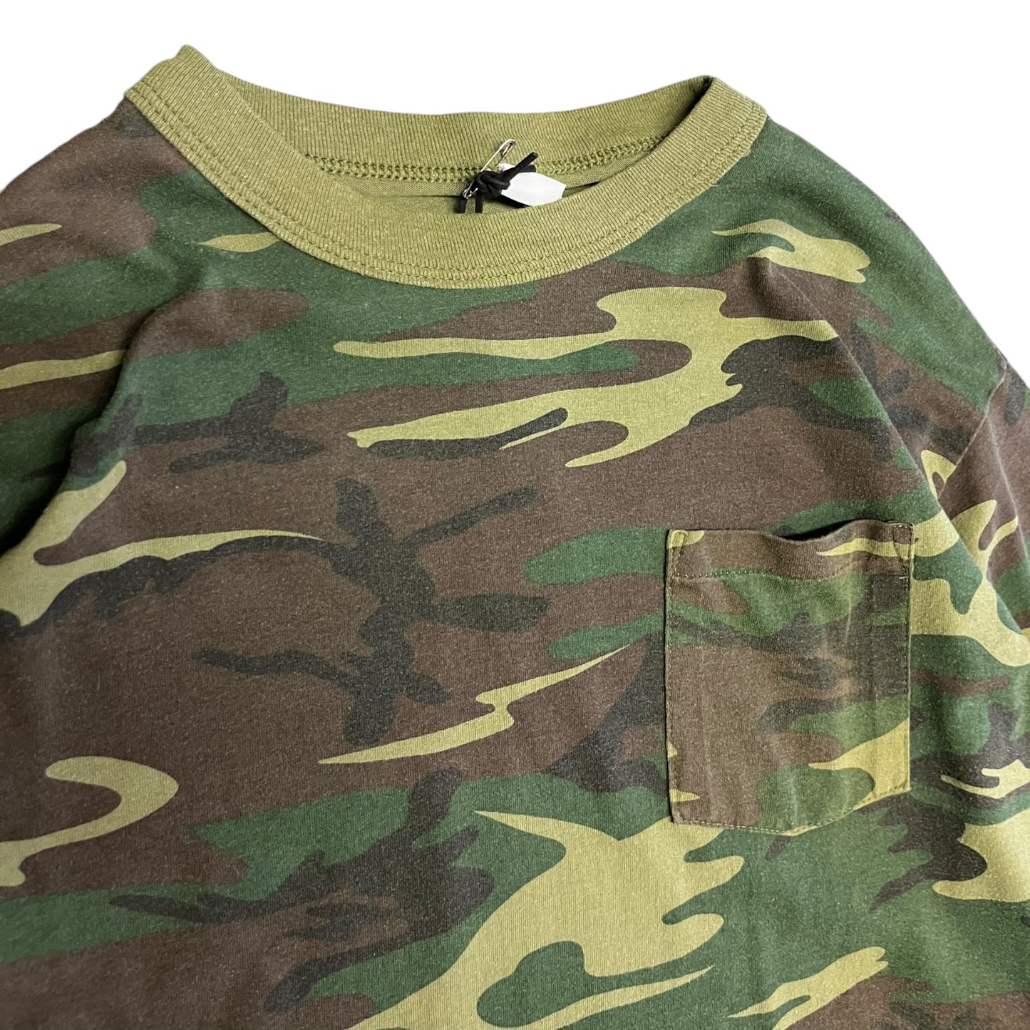 Vintage Army Camo Pocket Long Sleeve