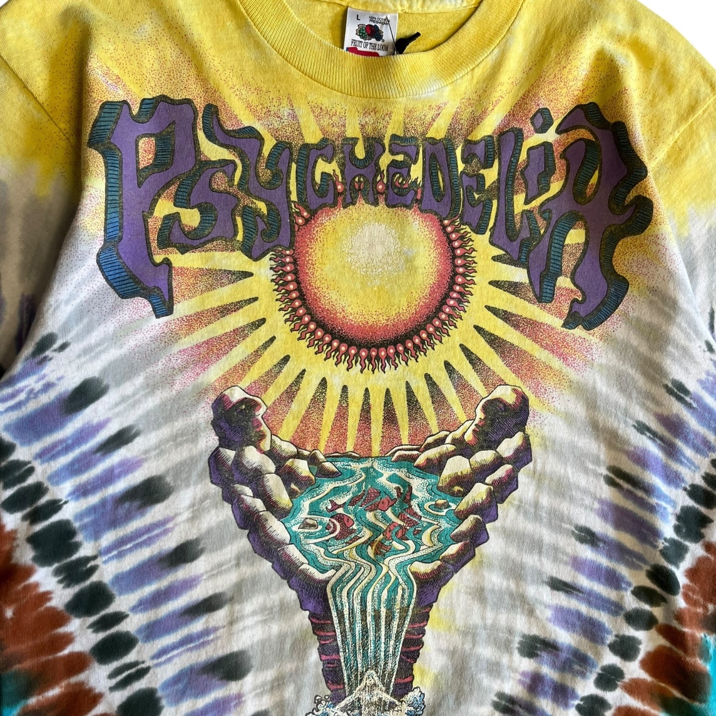 Vintage 1991 Psychedelia Grateful Dead Tie Dye Shirt