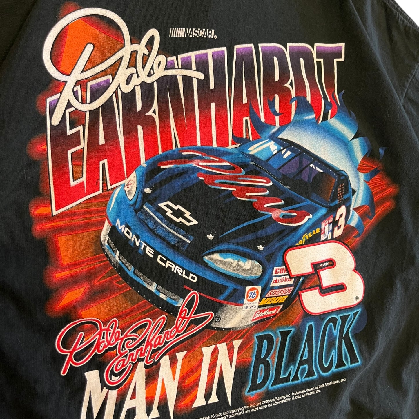 Y2K Dale Earnhardt “Man In Black” Tee