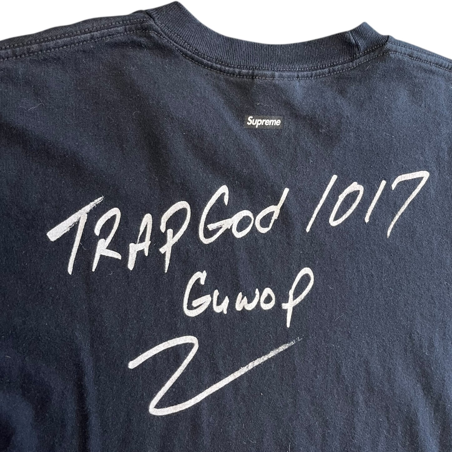FW16 Supreme Gucci Mane Photo Tee Black