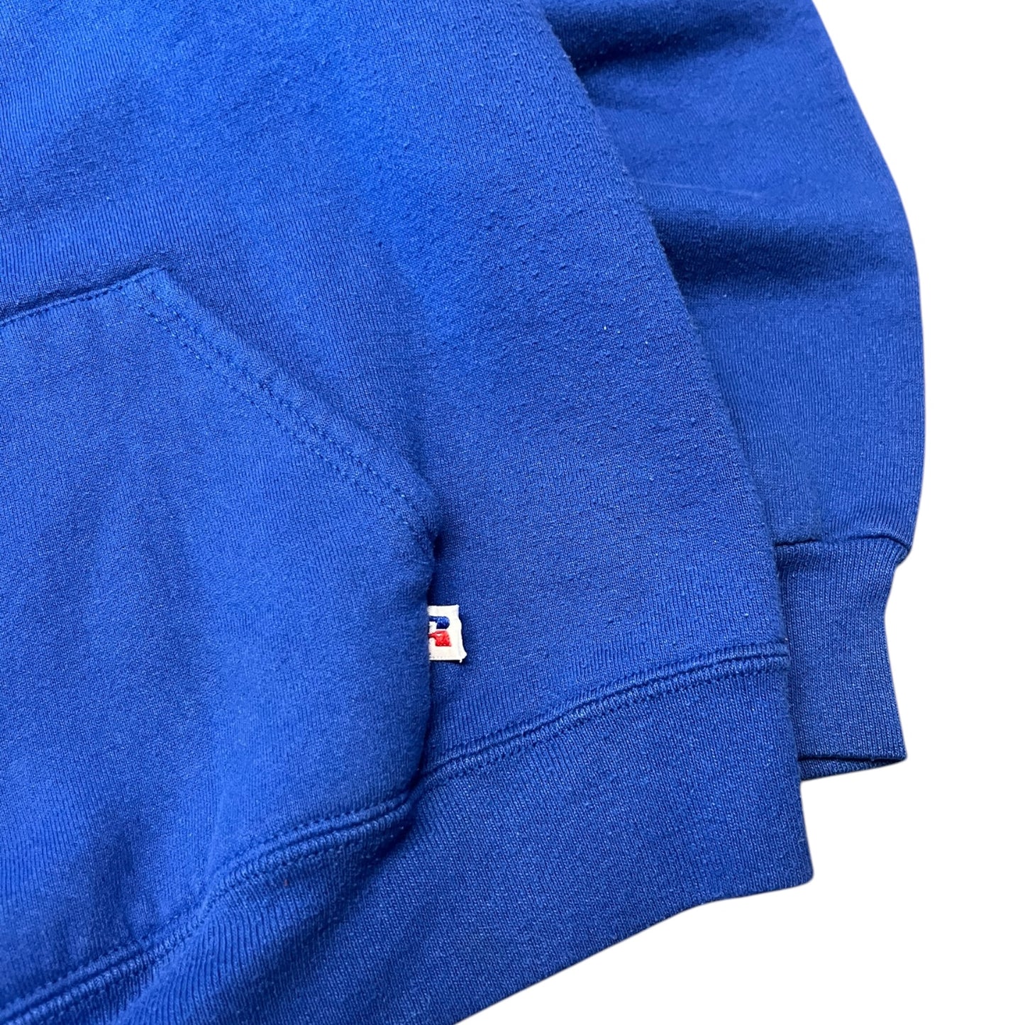 Vintage 80s Russell Athletic Blue Blank Hoodie