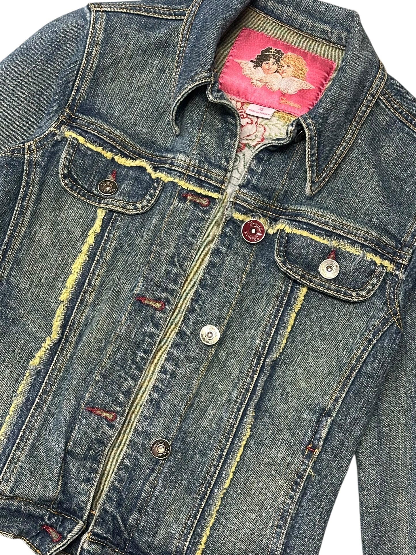 Women’s Y2K Fioucci Embroidered Jean Jacket