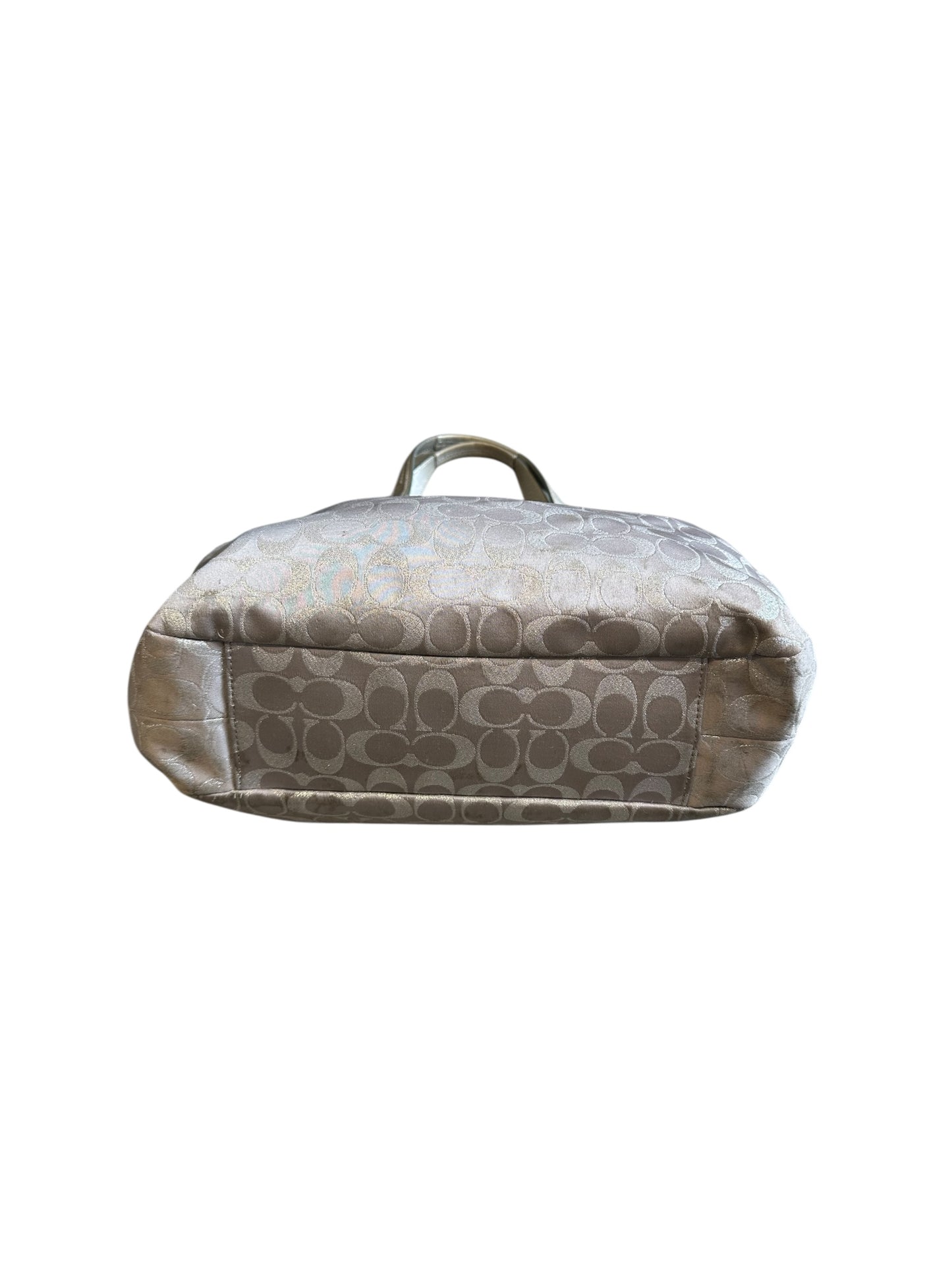 2011 Coach F18909 Soho Hobo Bag In Gray/Silver