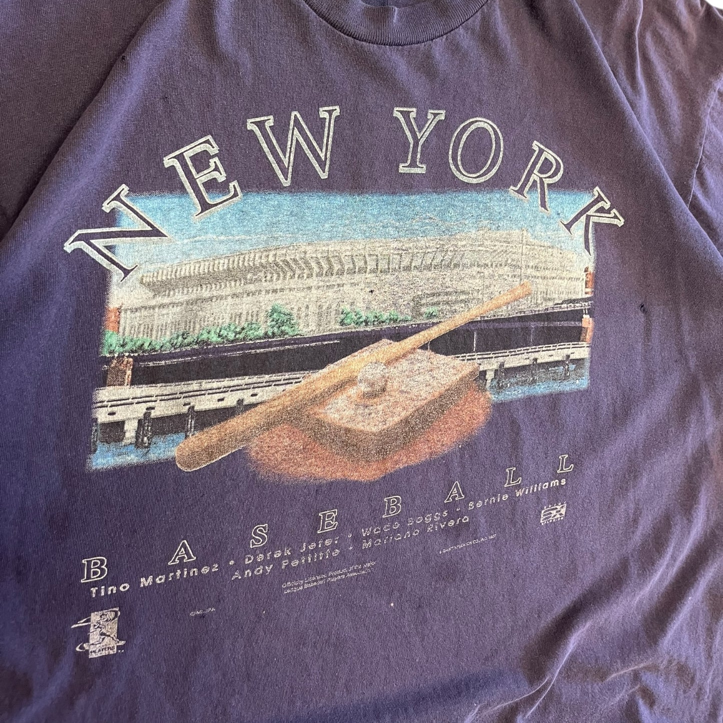 Vintage New York Yankees Stadium T Shirt Distressed