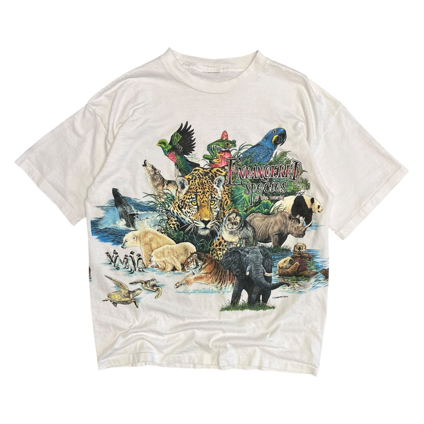 1994 Endangered Species Of The World Wrap Tee