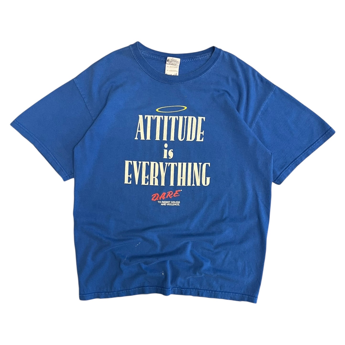 Y2K ‘Attitude Is Everything’ DARE Blue Tee