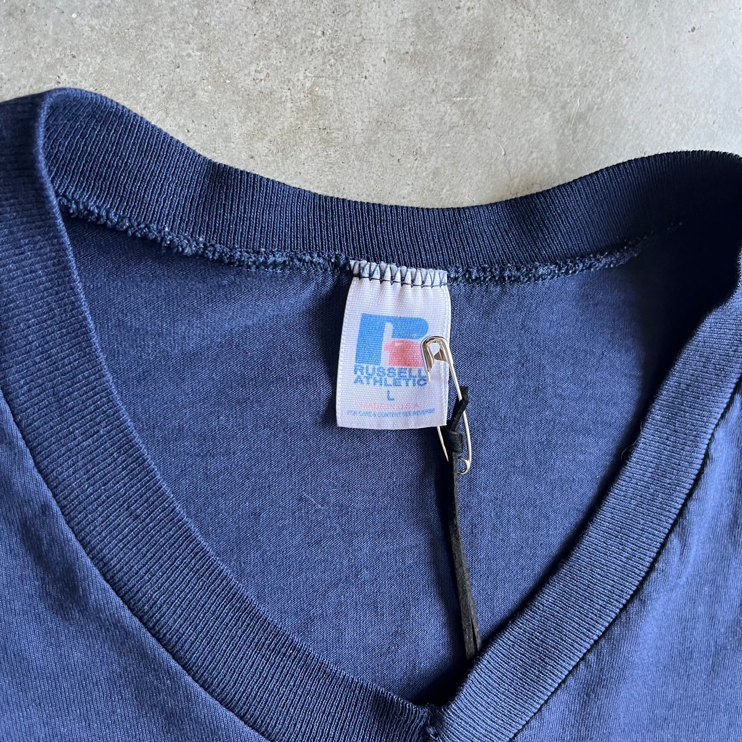 Vintage Minnesota Twins Navy & Red V-Neck Tee