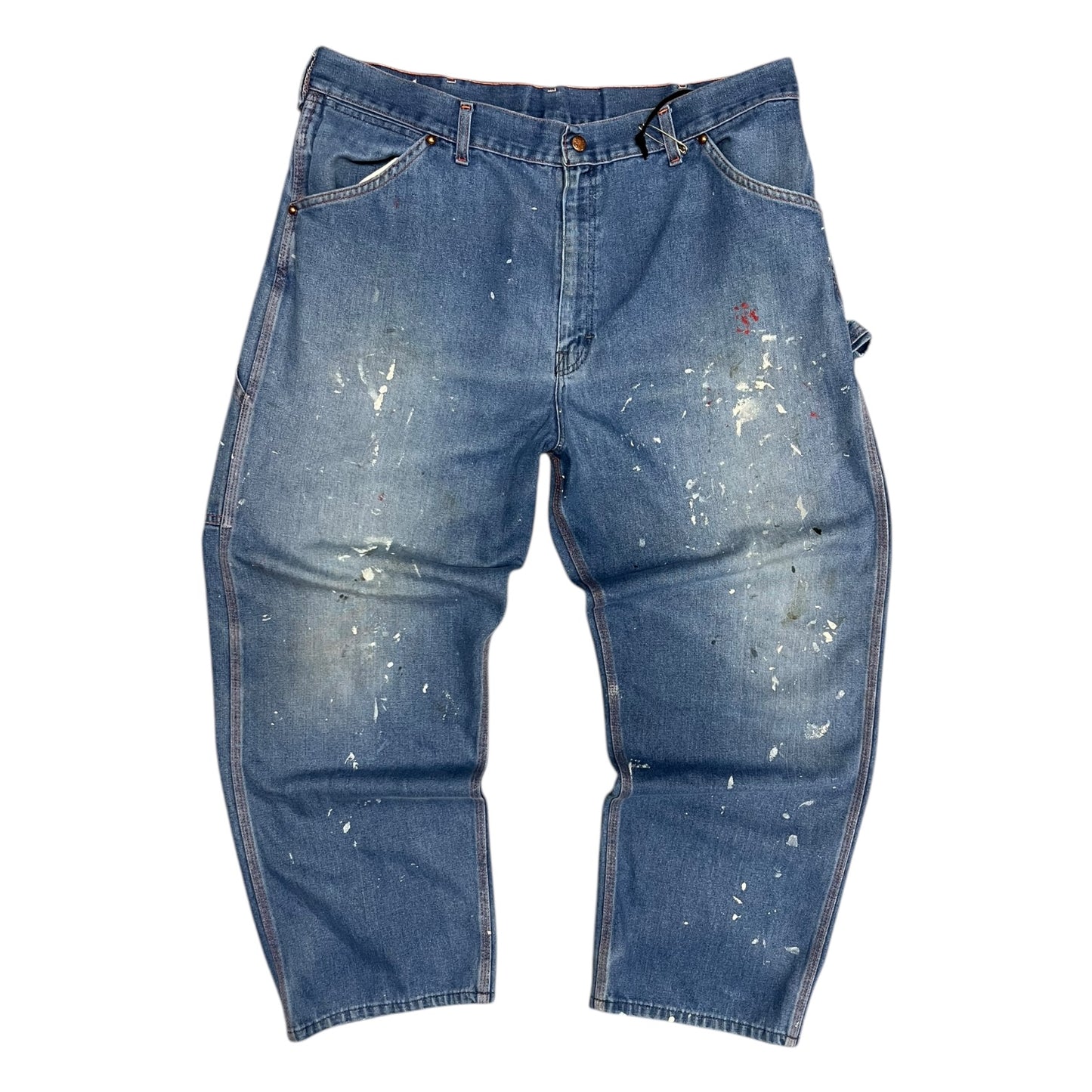 Vintage Big Mac Paint Splatter Carpenter Jeans