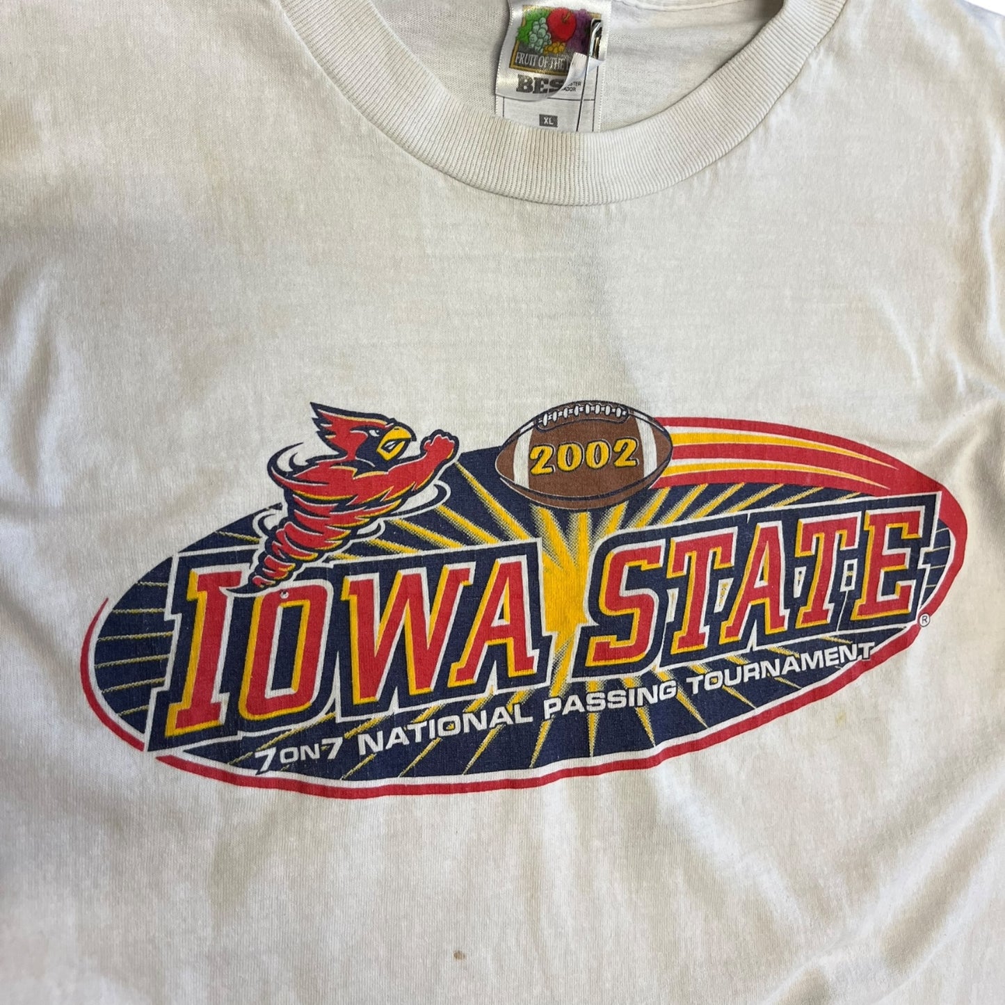 2002 Iowa State Passing Tournament Tee